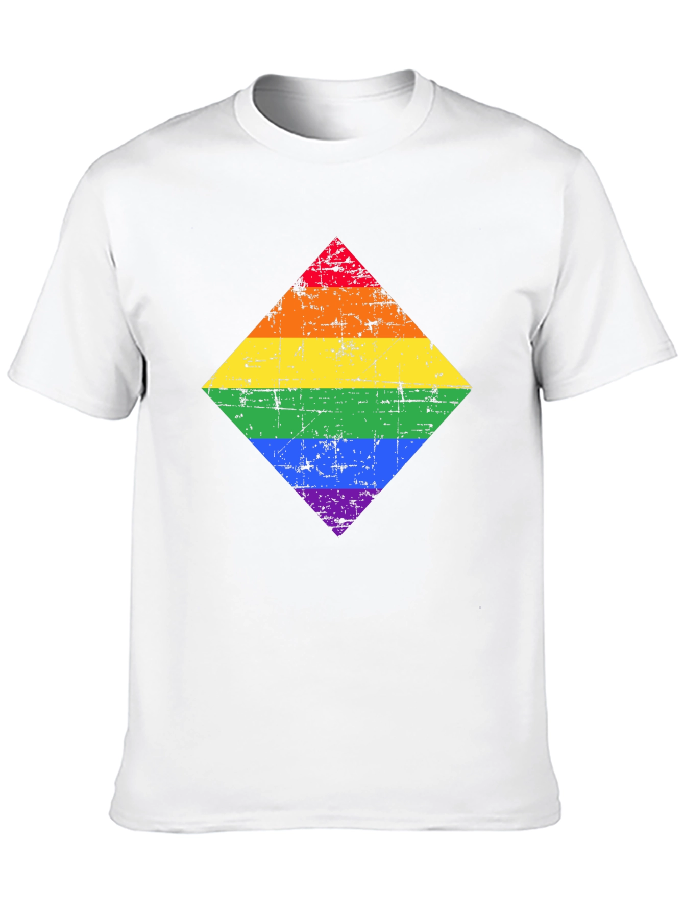 Rainbow Pride Diamond Graphic Tee