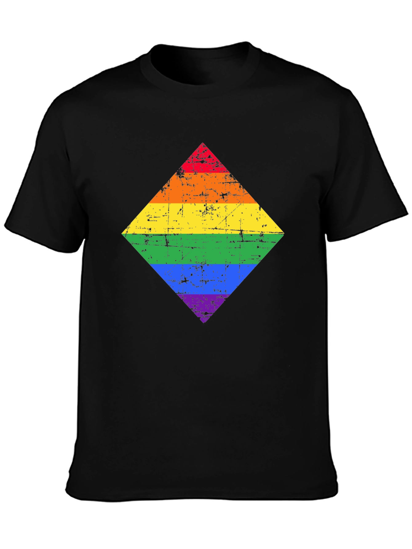 Rainbow Pride Diamond Graphic Tee