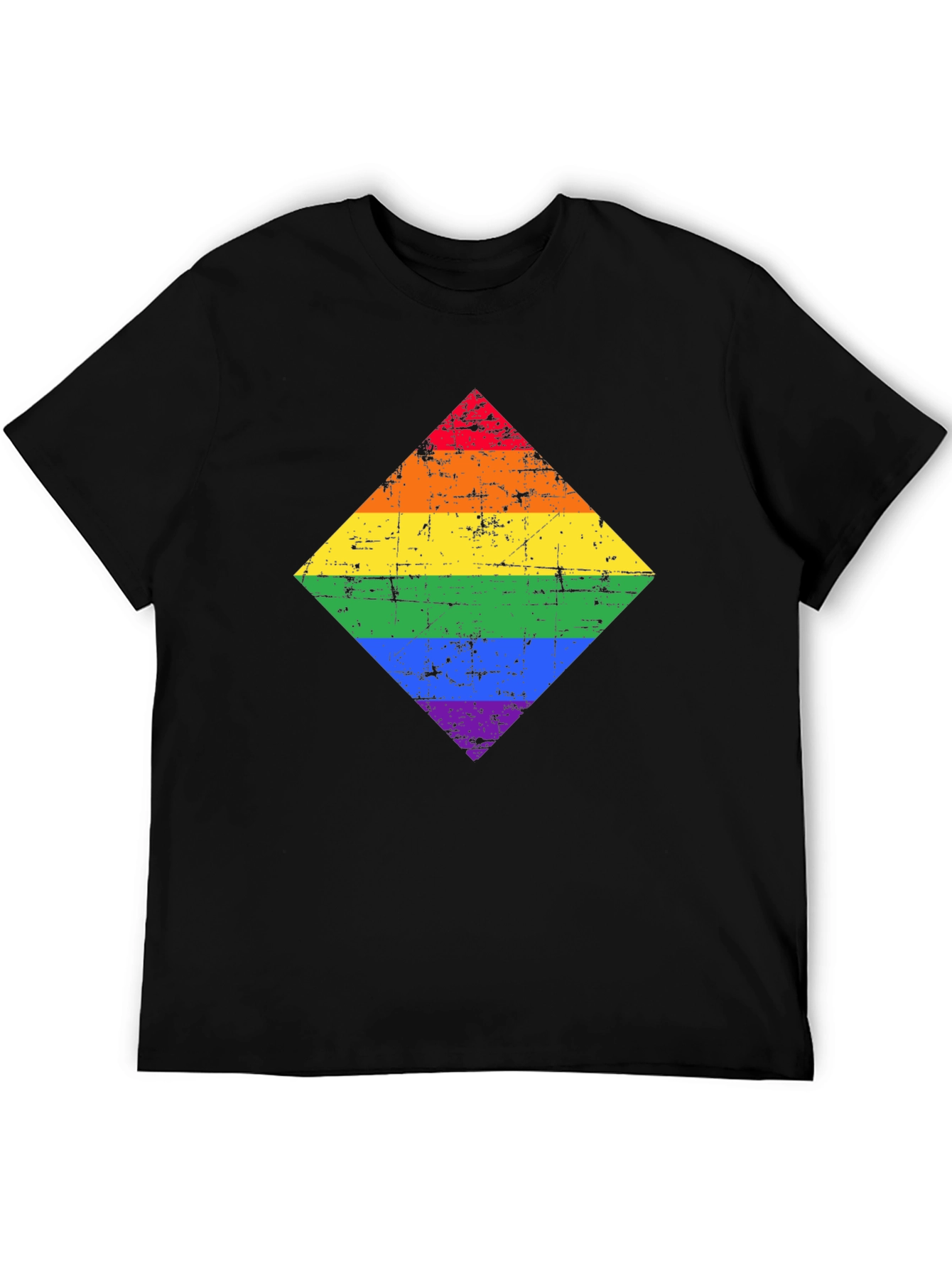 Rainbow Pride Diamond Graphic Tee