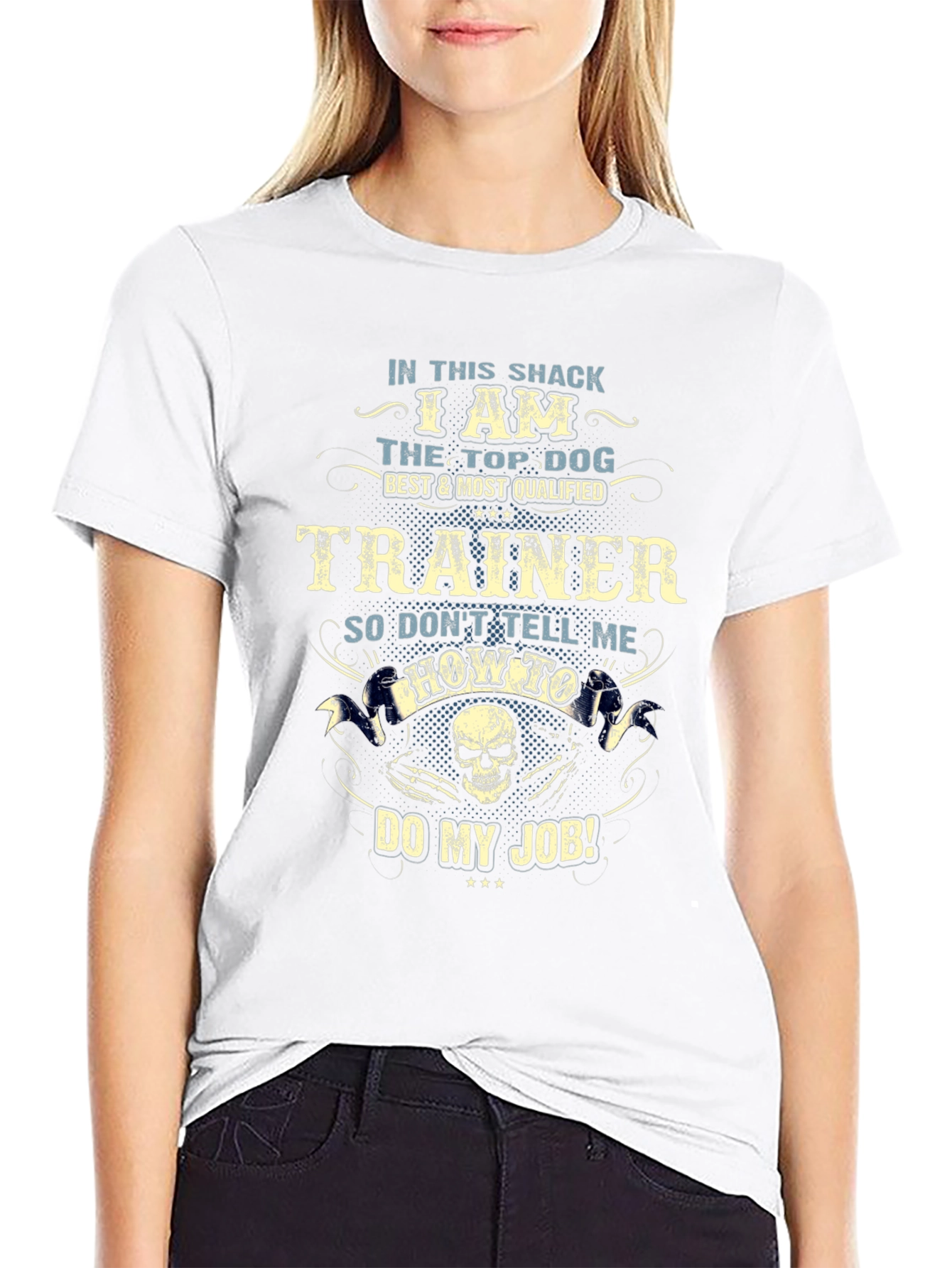 Top Dog Trainer Graphic Tee - Black