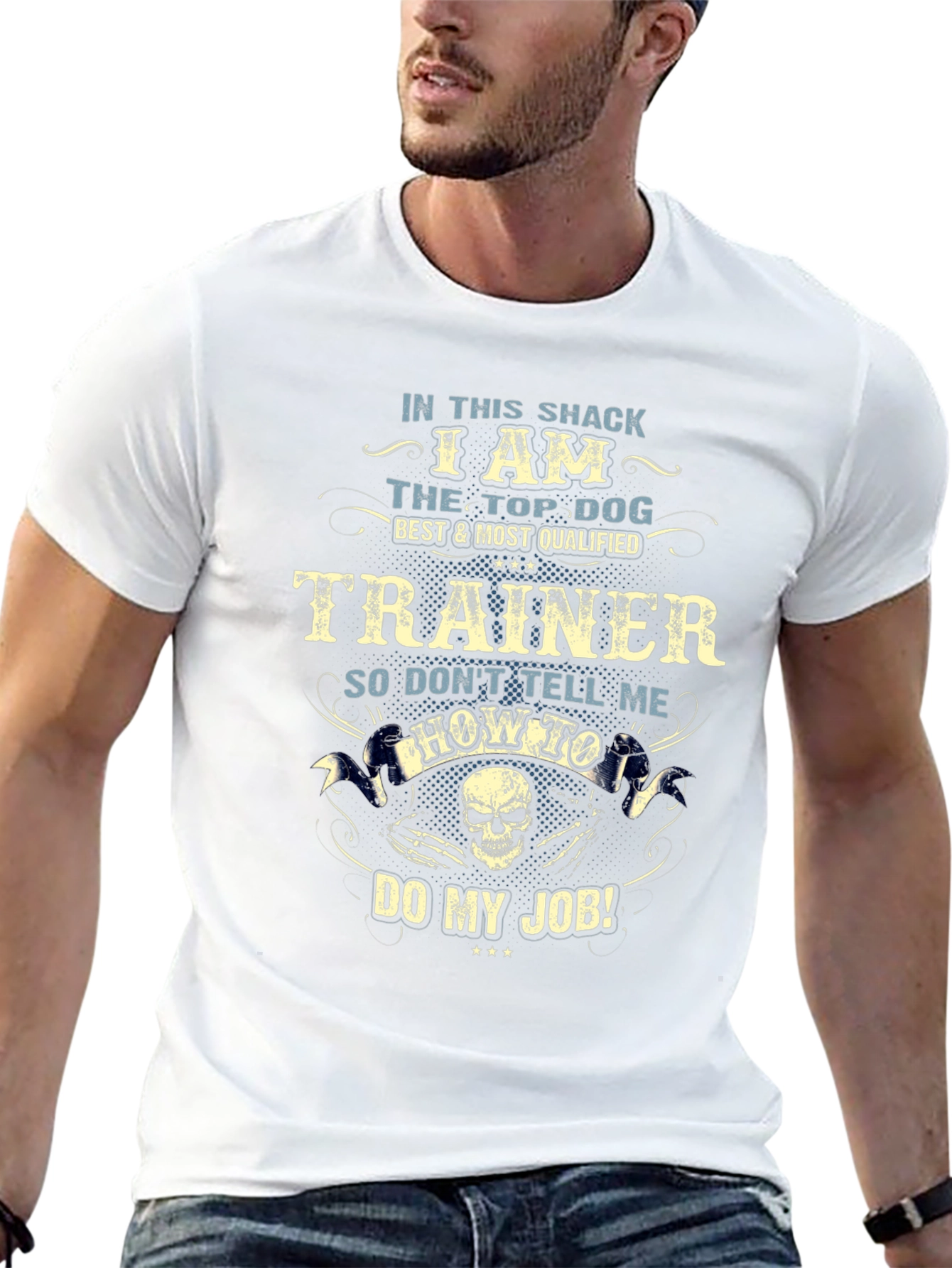 Top Dog Trainer Graphic Tee - Black