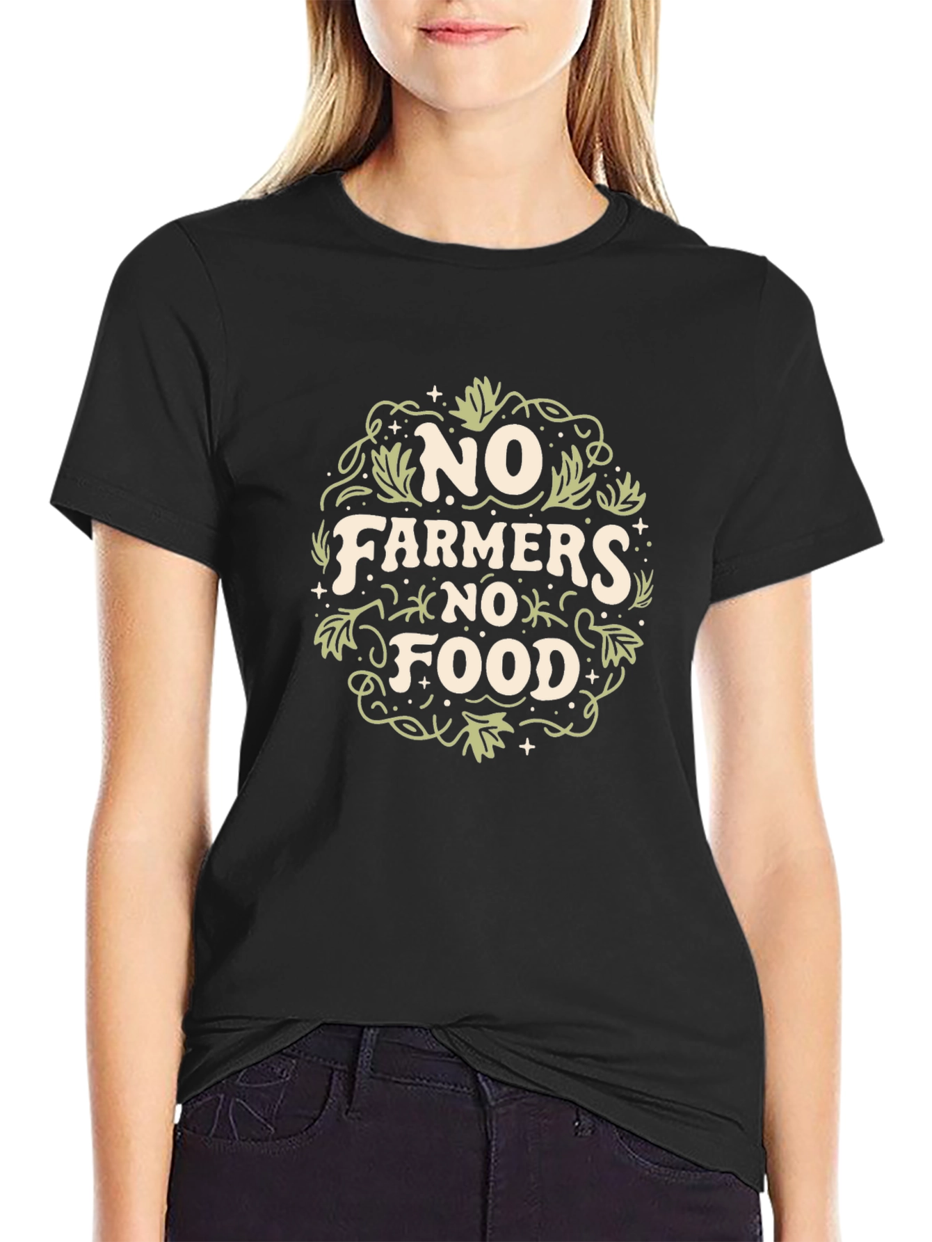 No Farmers No Food Graphic Tee