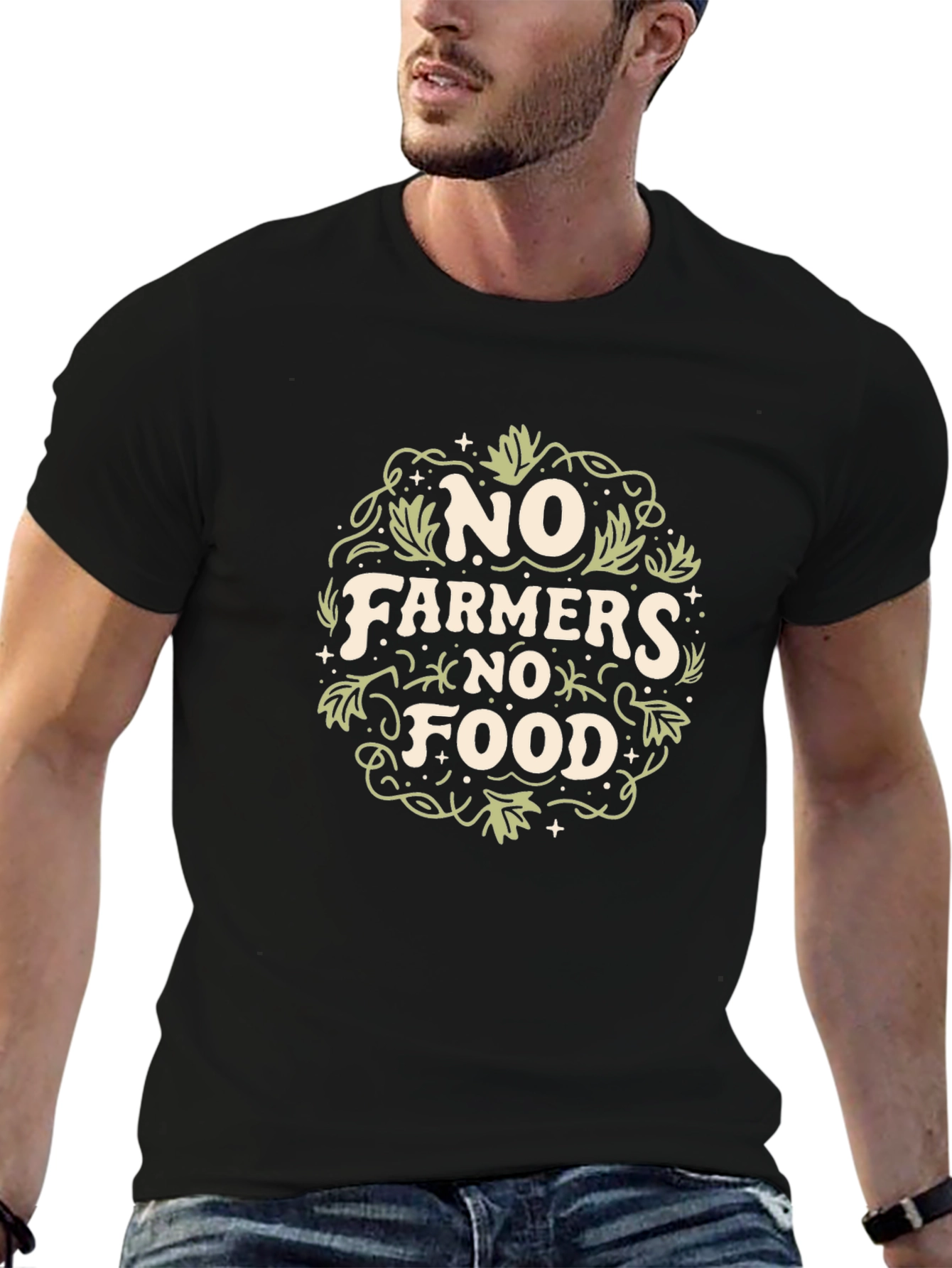 No Farmers No Food Graphic Tee