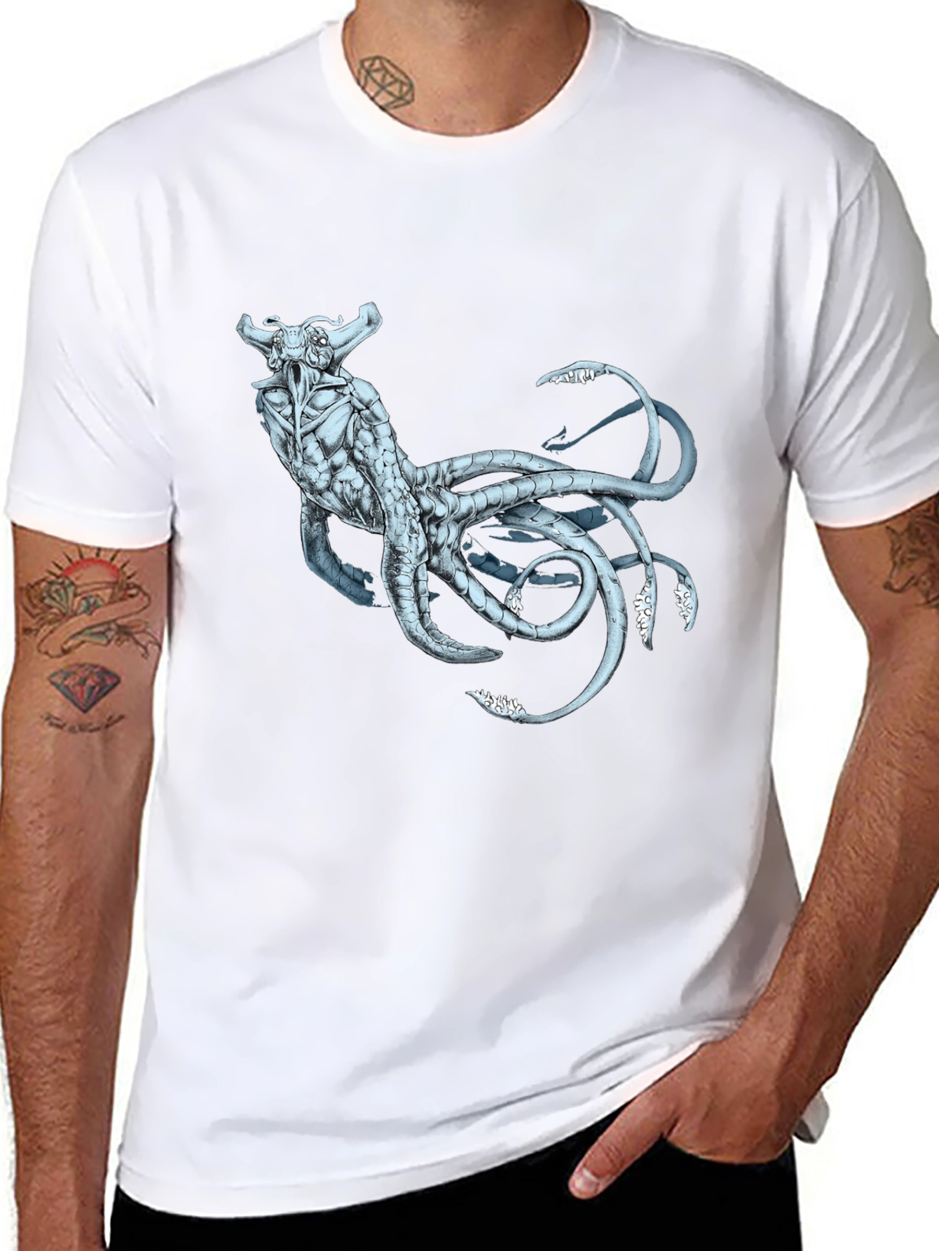 Leviathan Creature Graphic T-Shirt
