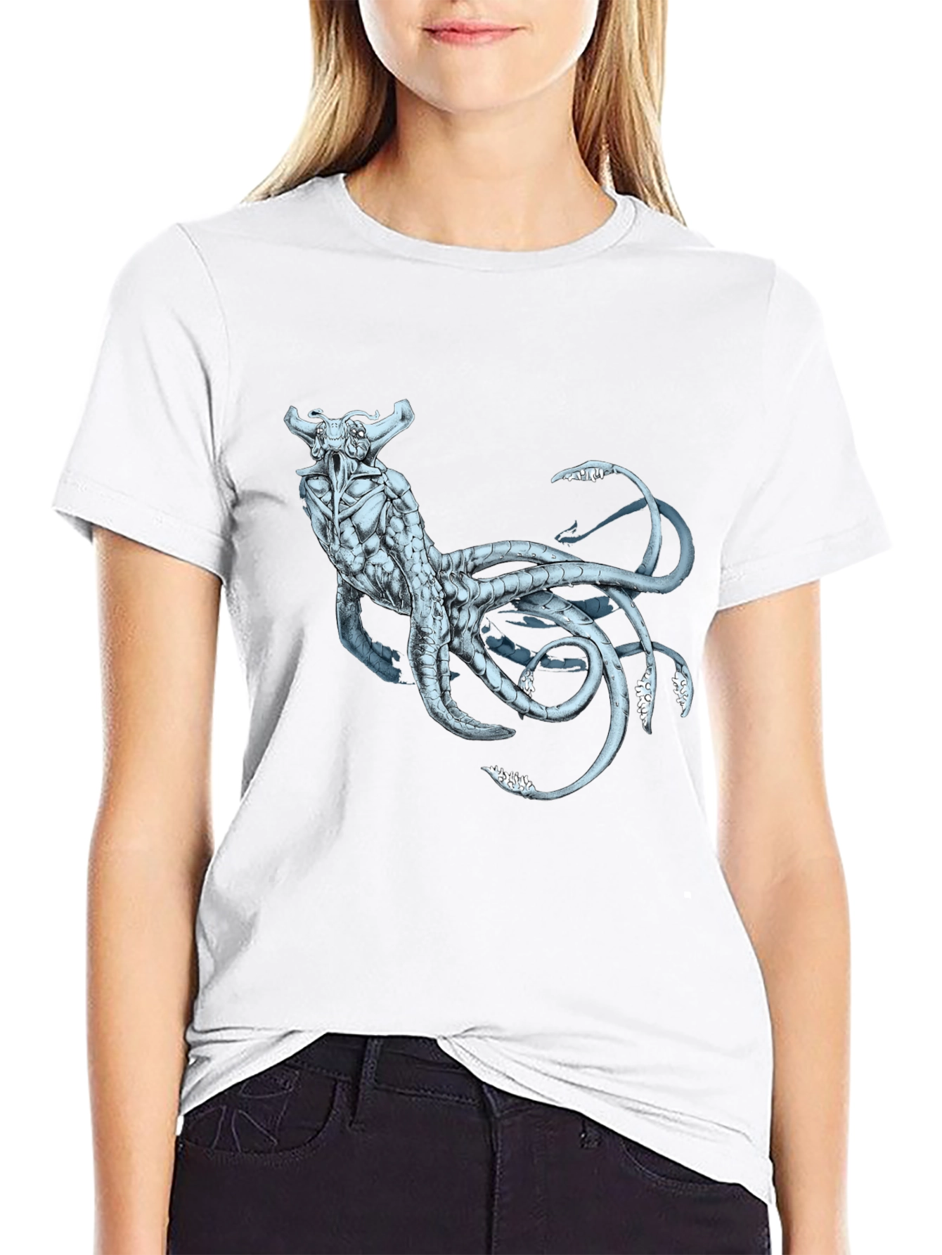 Leviathan Creature Graphic T-Shirt