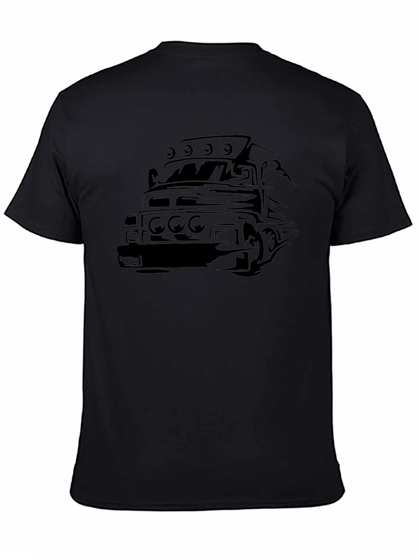 Black Truck Graphic Tee - Cool Automotive Design