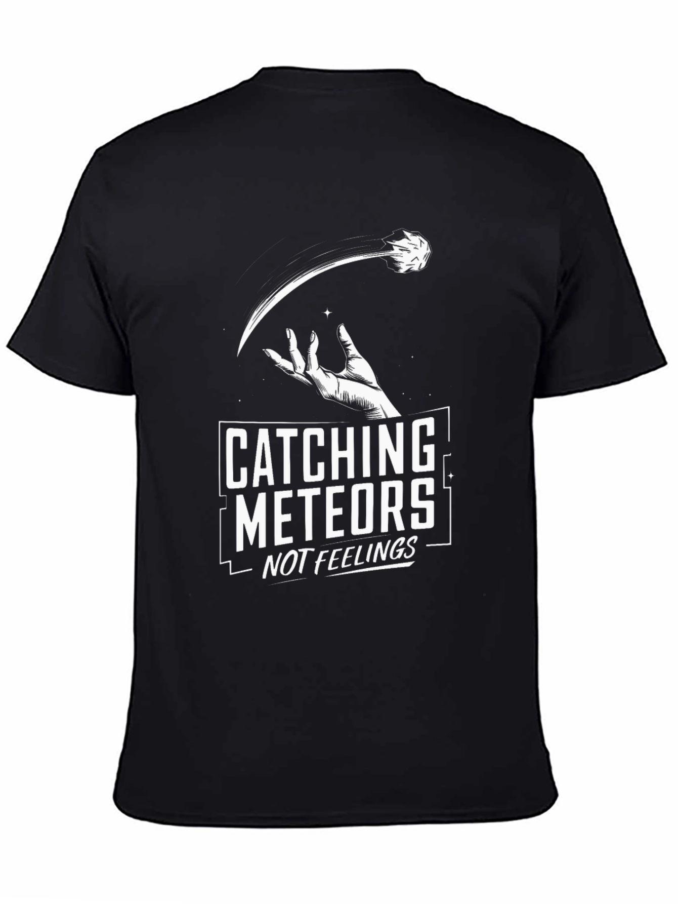 Catching Meteors Graphic T-Shirt - Black