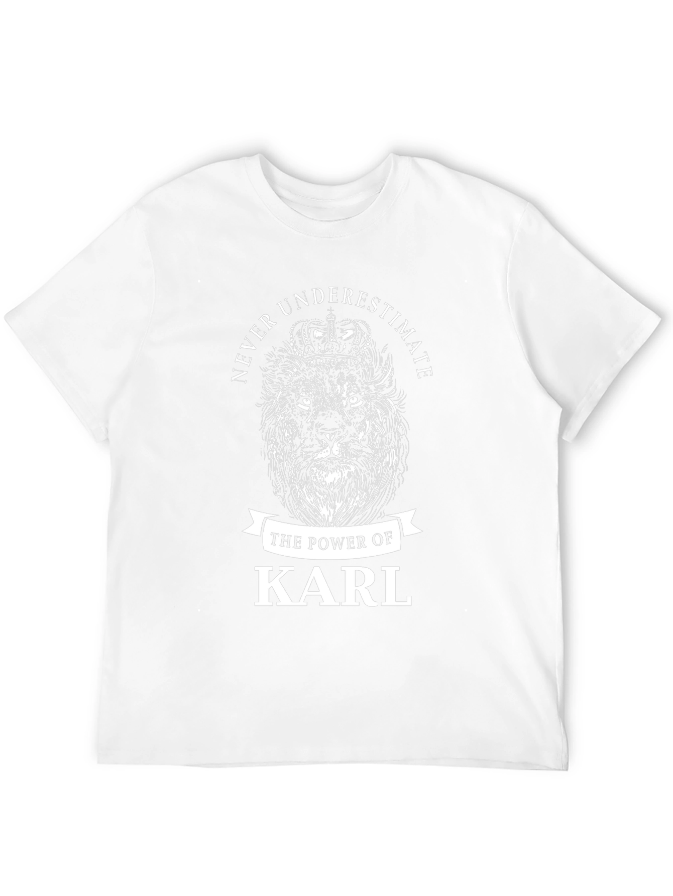 Never Underestimate Karl Lion Graphic T-Shirt