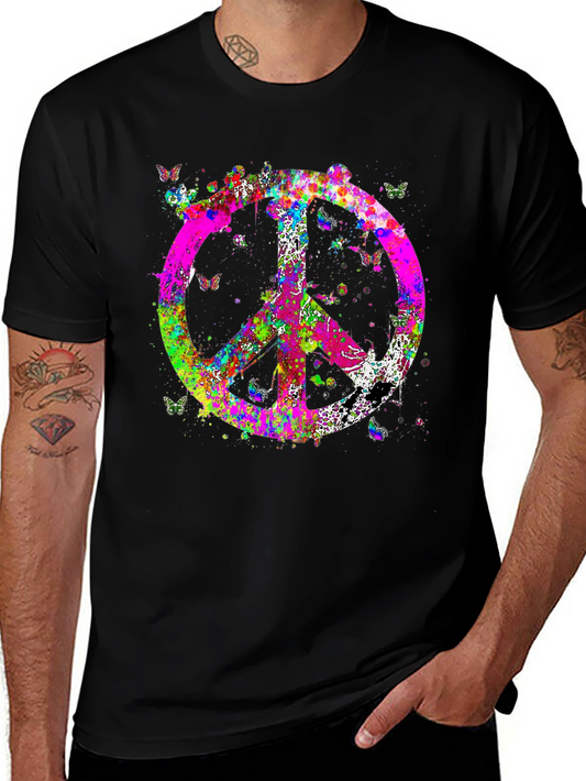 Colorful Peace Sign T-Shirt