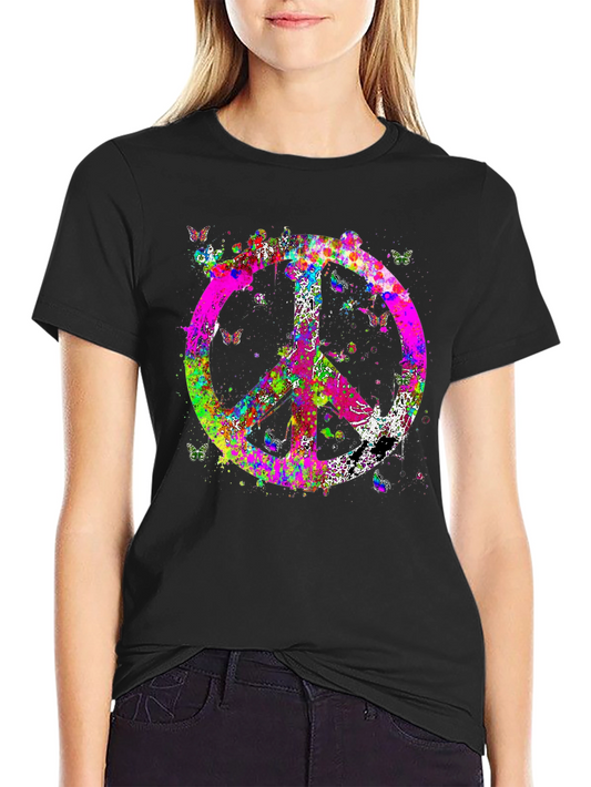 Colorful Peace Sign T-Shirt