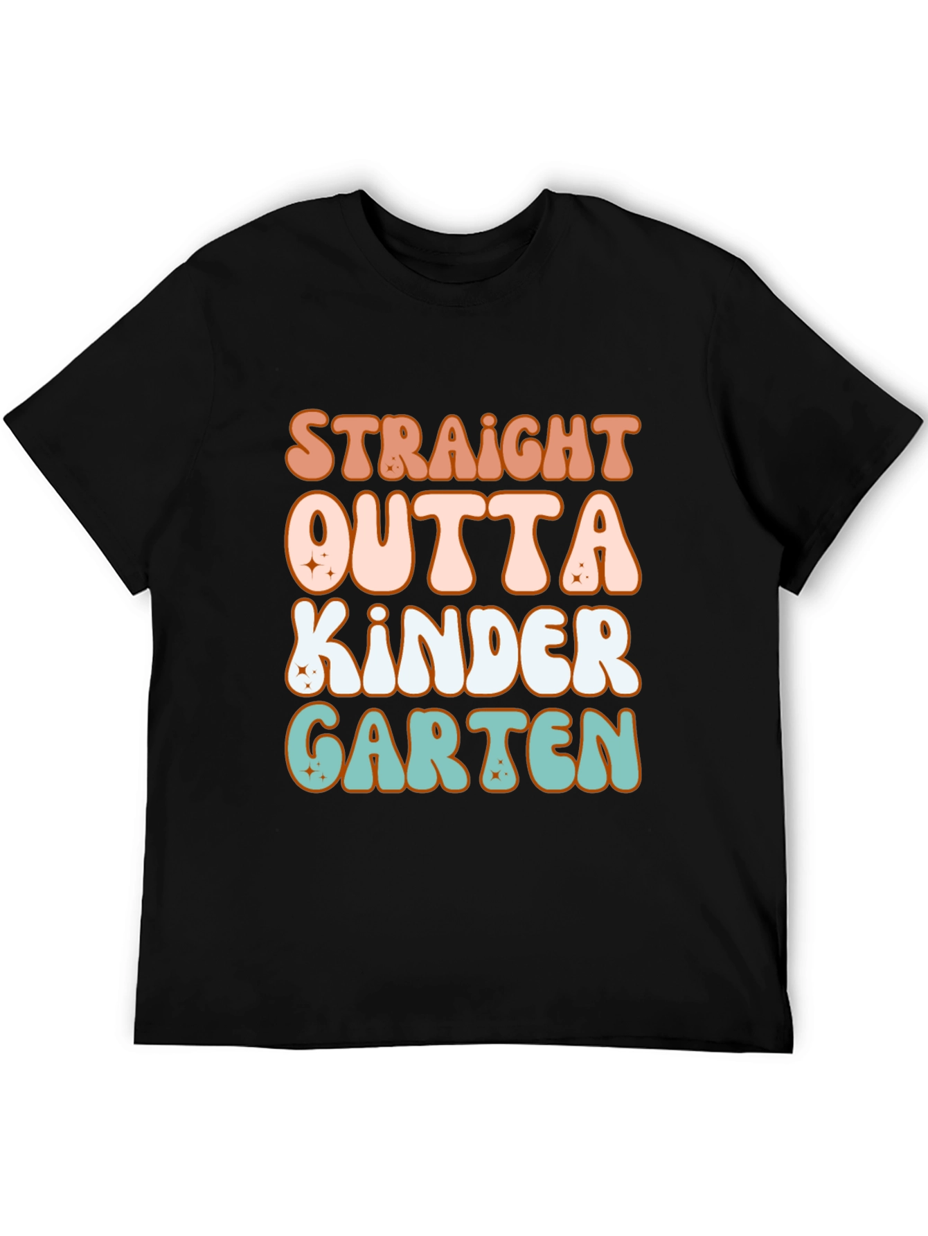 Straight Outta Kindergarten Retro T-Shirt