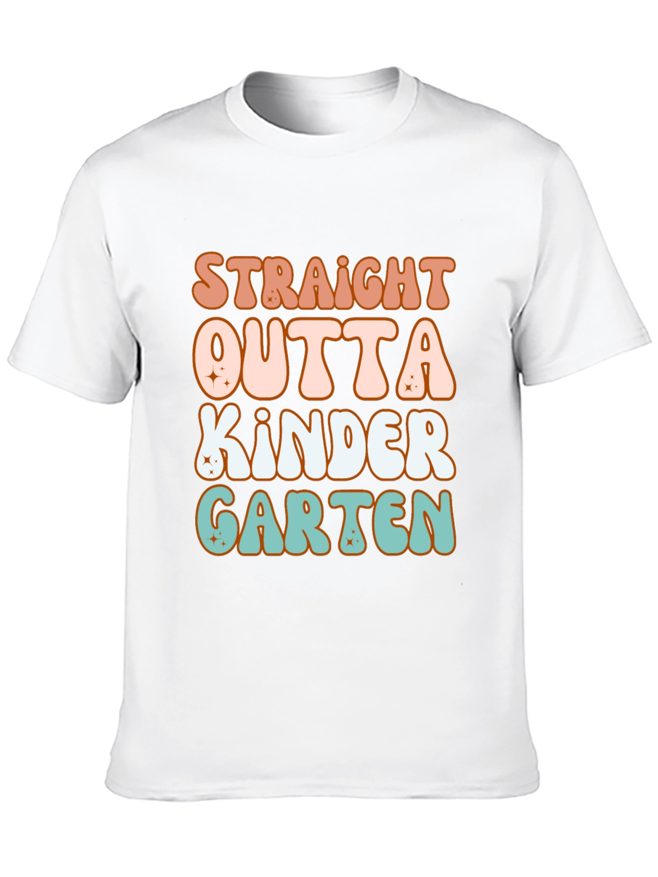 Straight Outta Kindergarten Retro T-Shirt