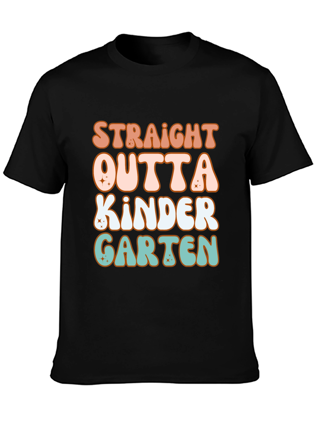 Straight Outta Kindergarten Retro T-Shirt