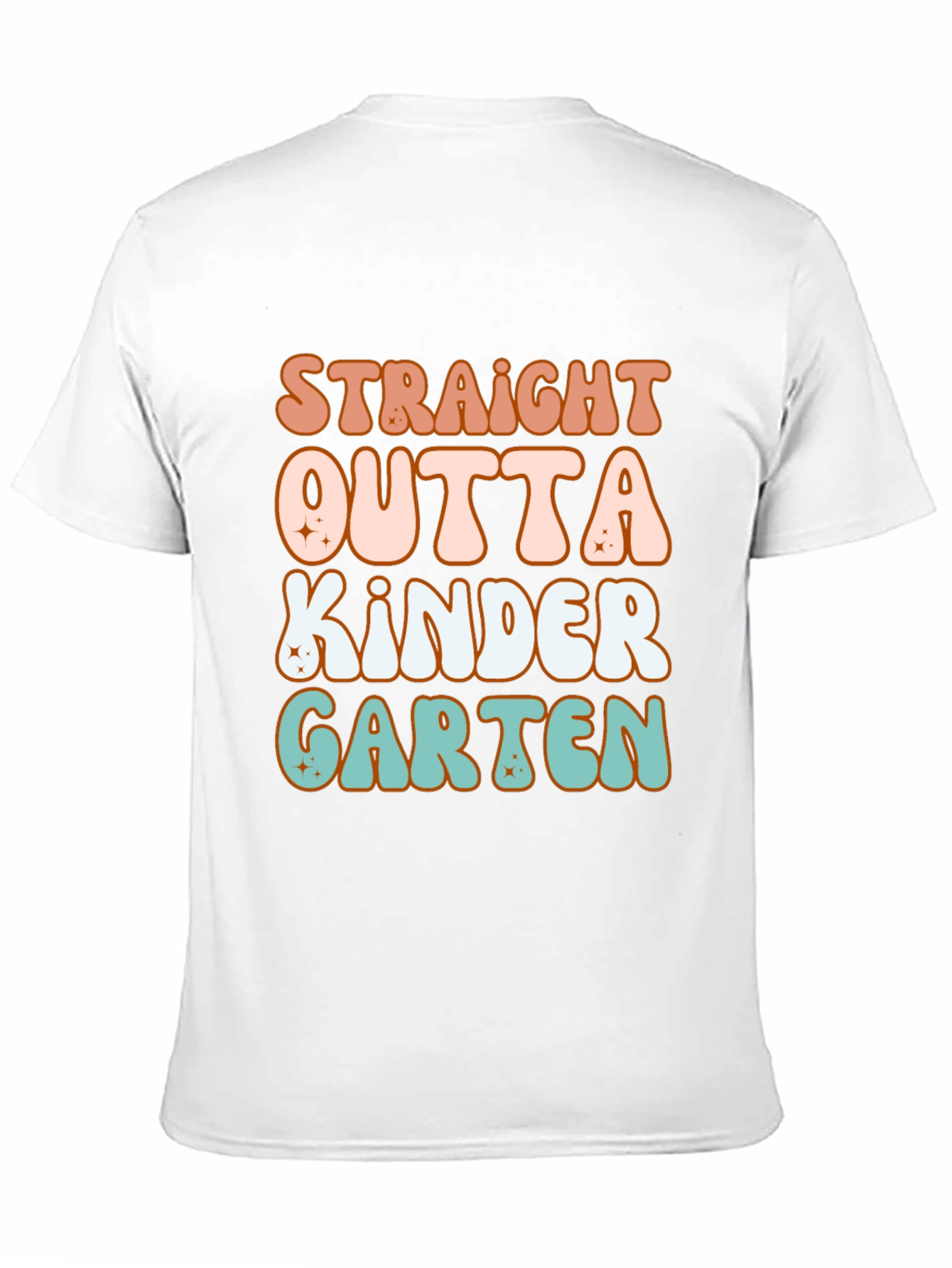 Straight Outta Kindergarten Retro T-Shirt