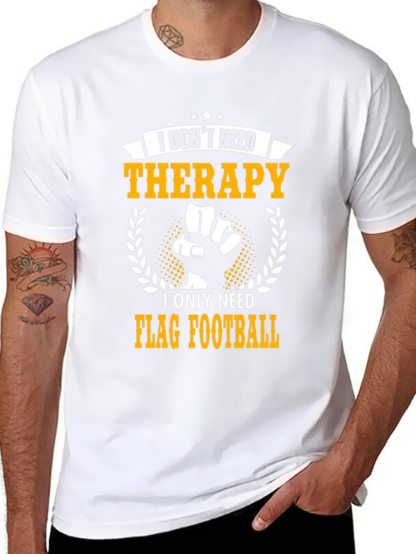 Flag Football Therapy T-Shirt