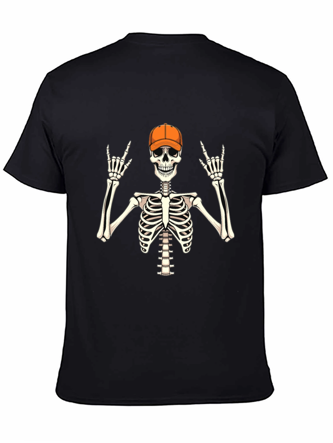 Skeleton Rocker T-Shirt - Black