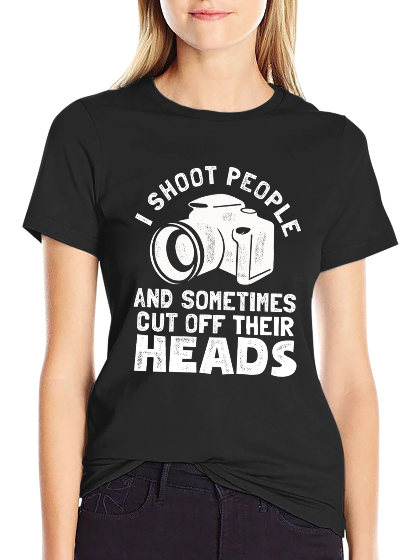 I Shoot People T-Shirt - Photographer Humor Tee