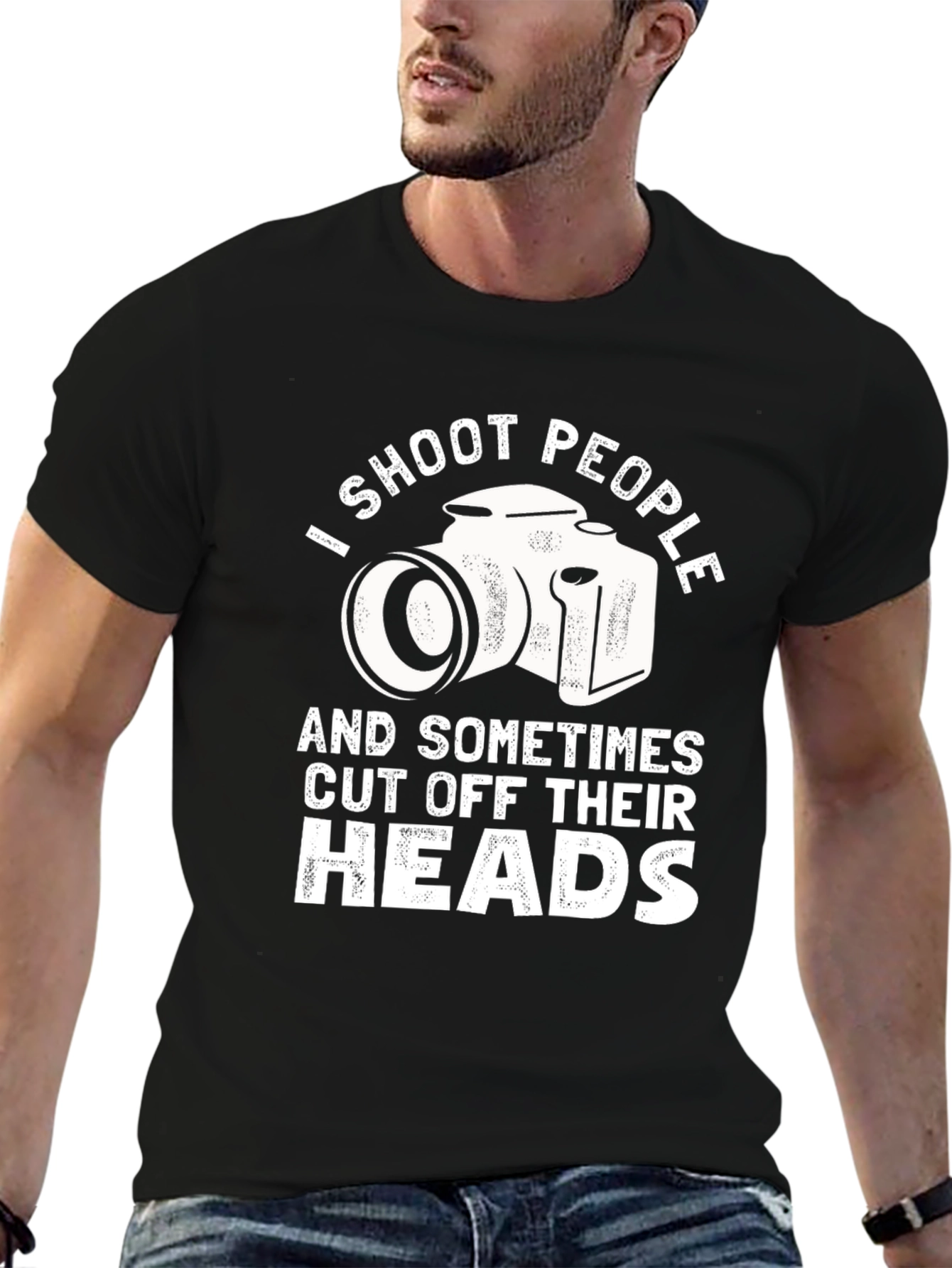 I Shoot People T-Shirt - Photographer Humor Tee