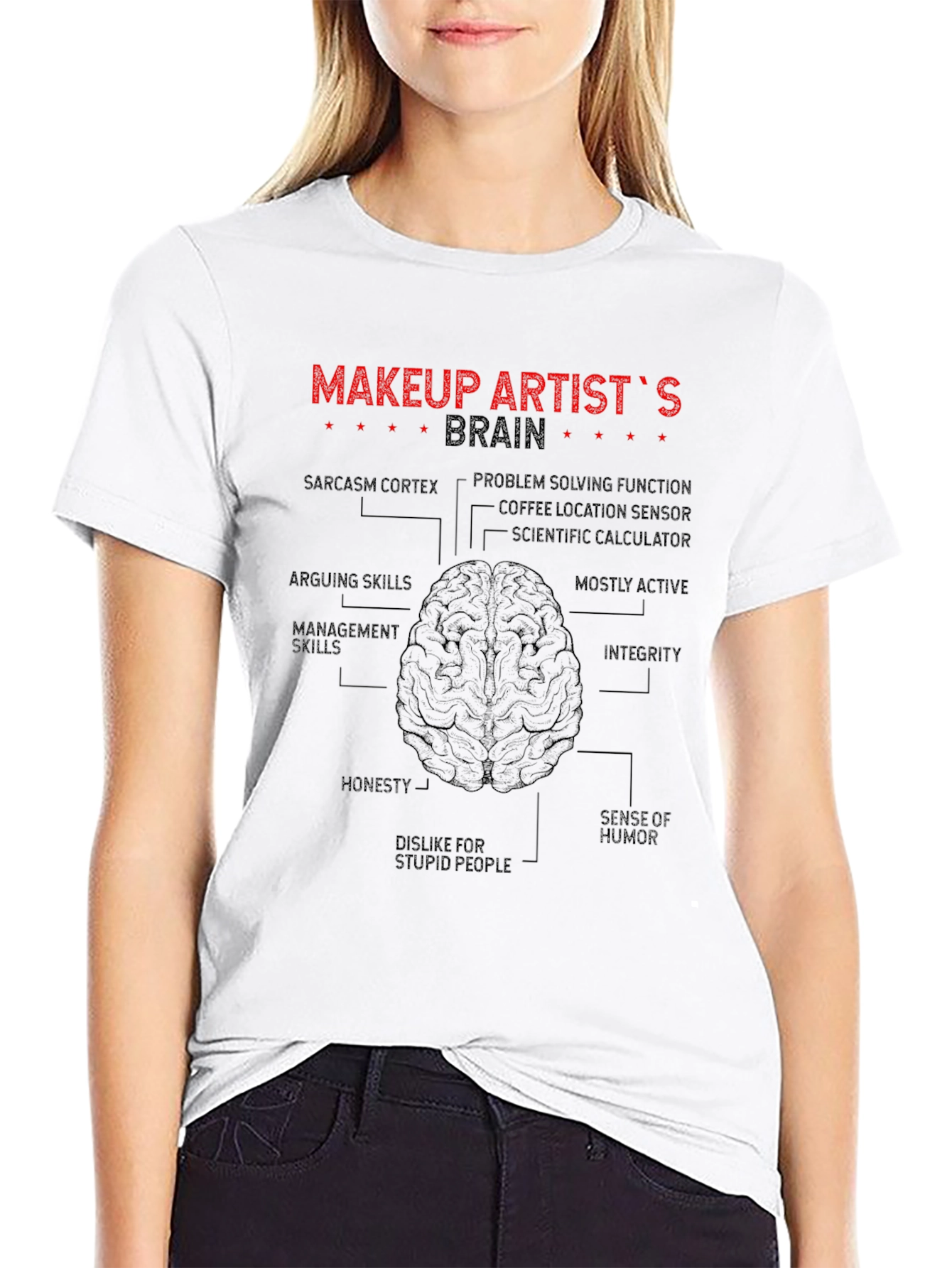 Makeup Artists Brain T-Shirt