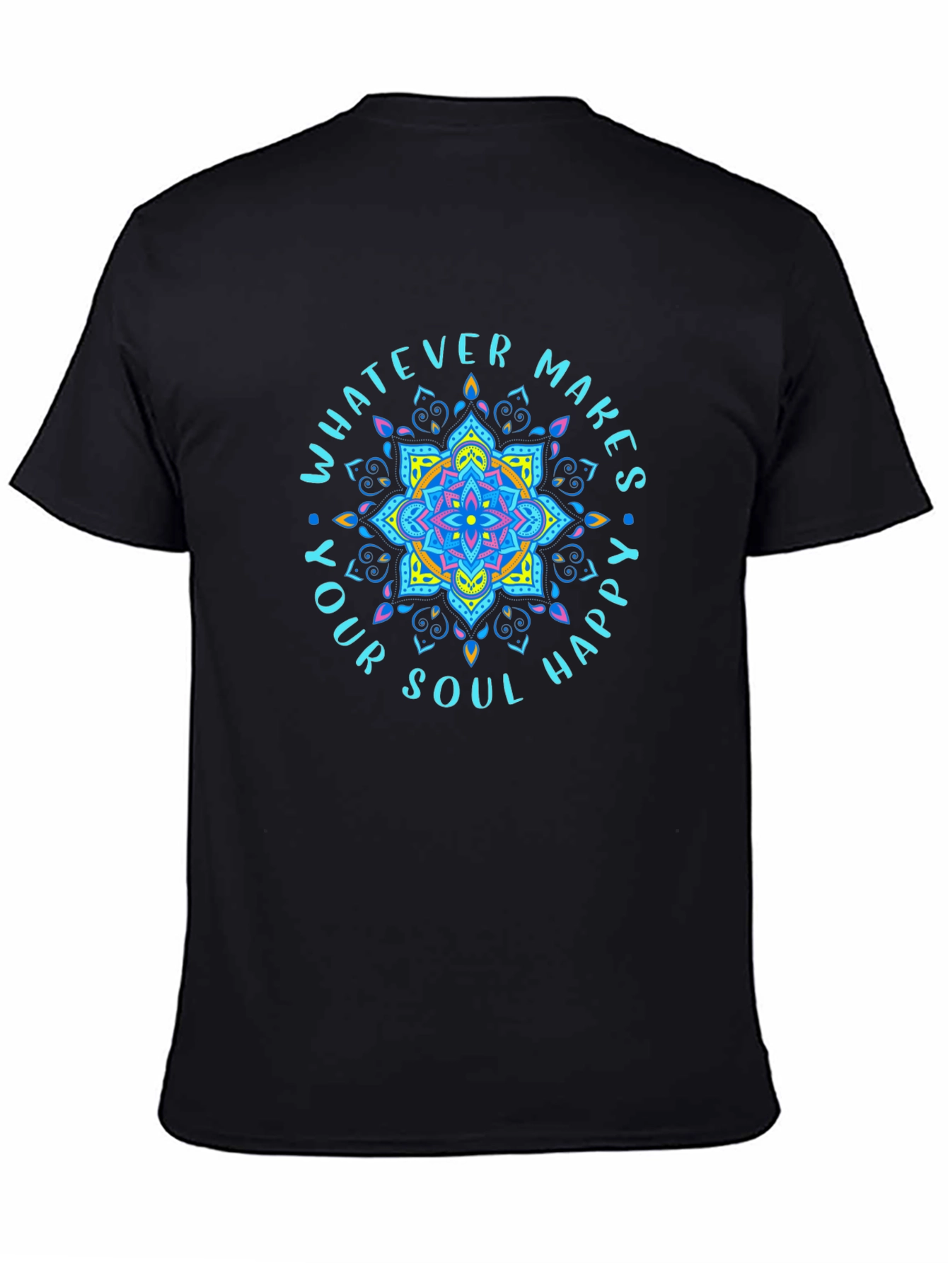 Soul Happy Black T-Shirt