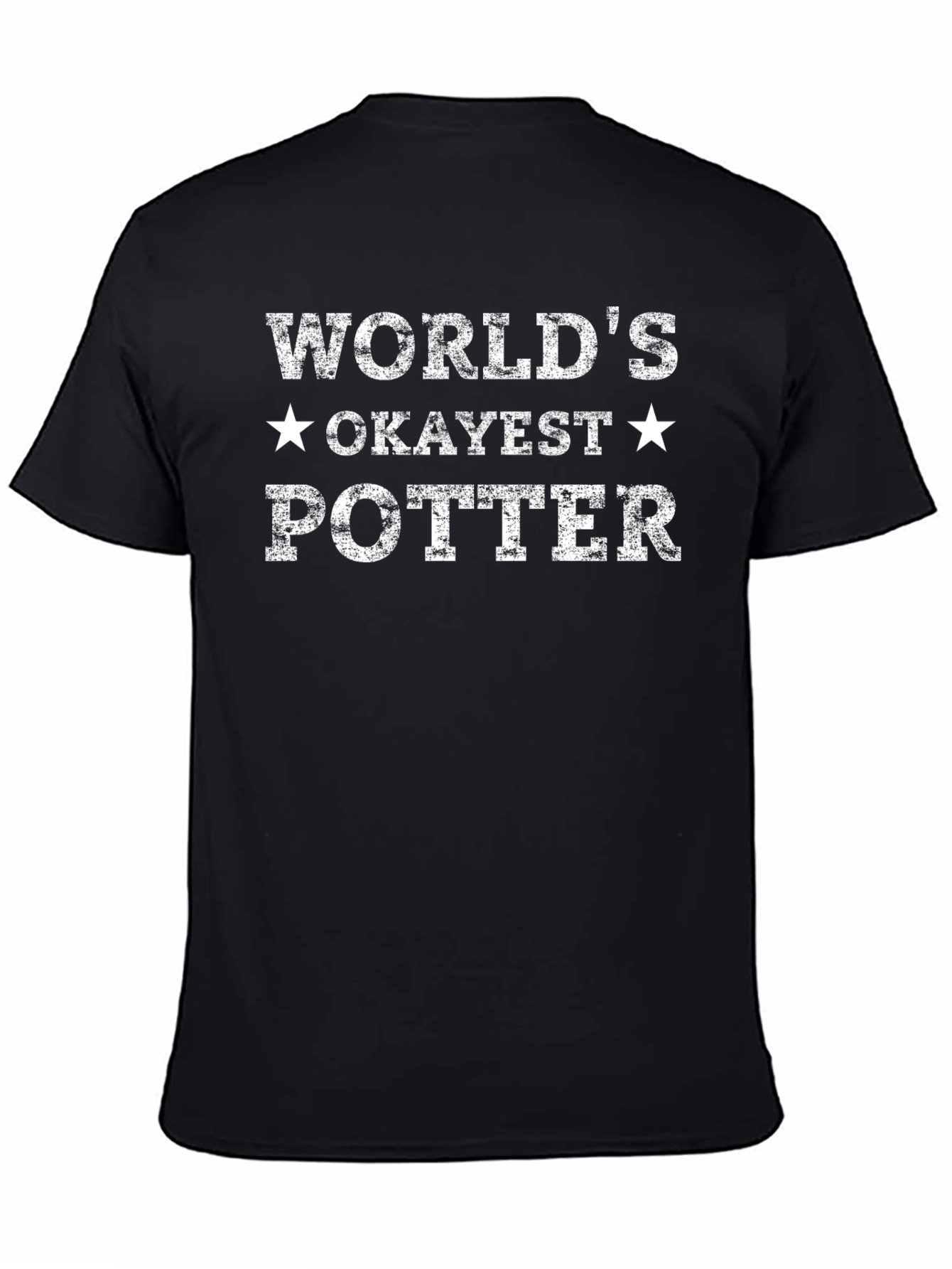 Worlds Okayest Potter T-Shirt Funny Pottery Gift