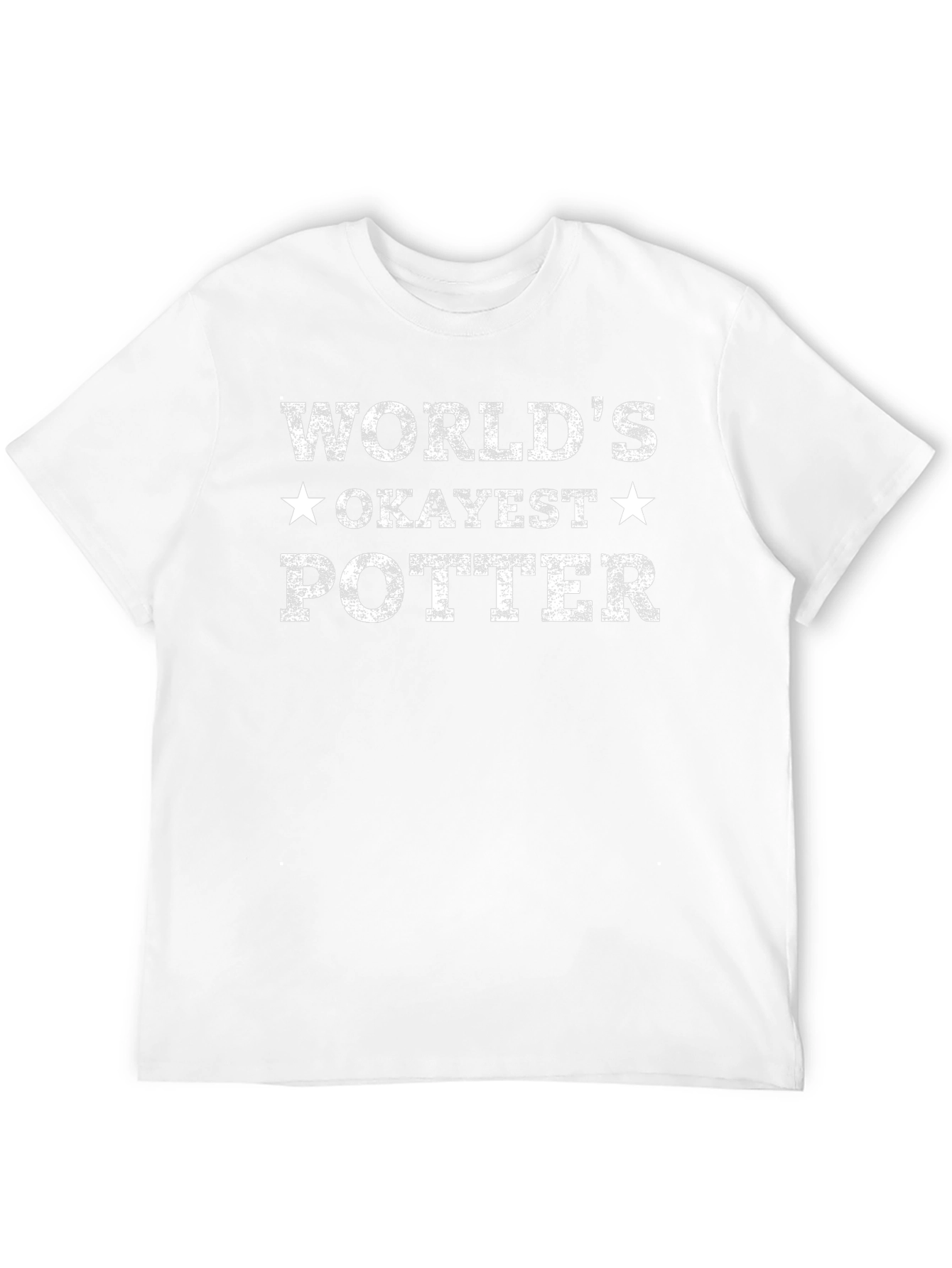 Worlds Okayest Potter T-Shirt Funny Pottery Gift