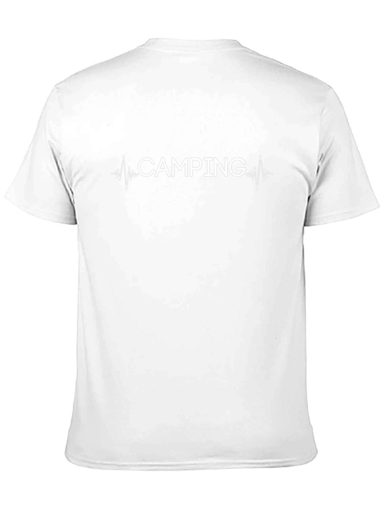 Camping Heartbeat Graphic T-Shirt