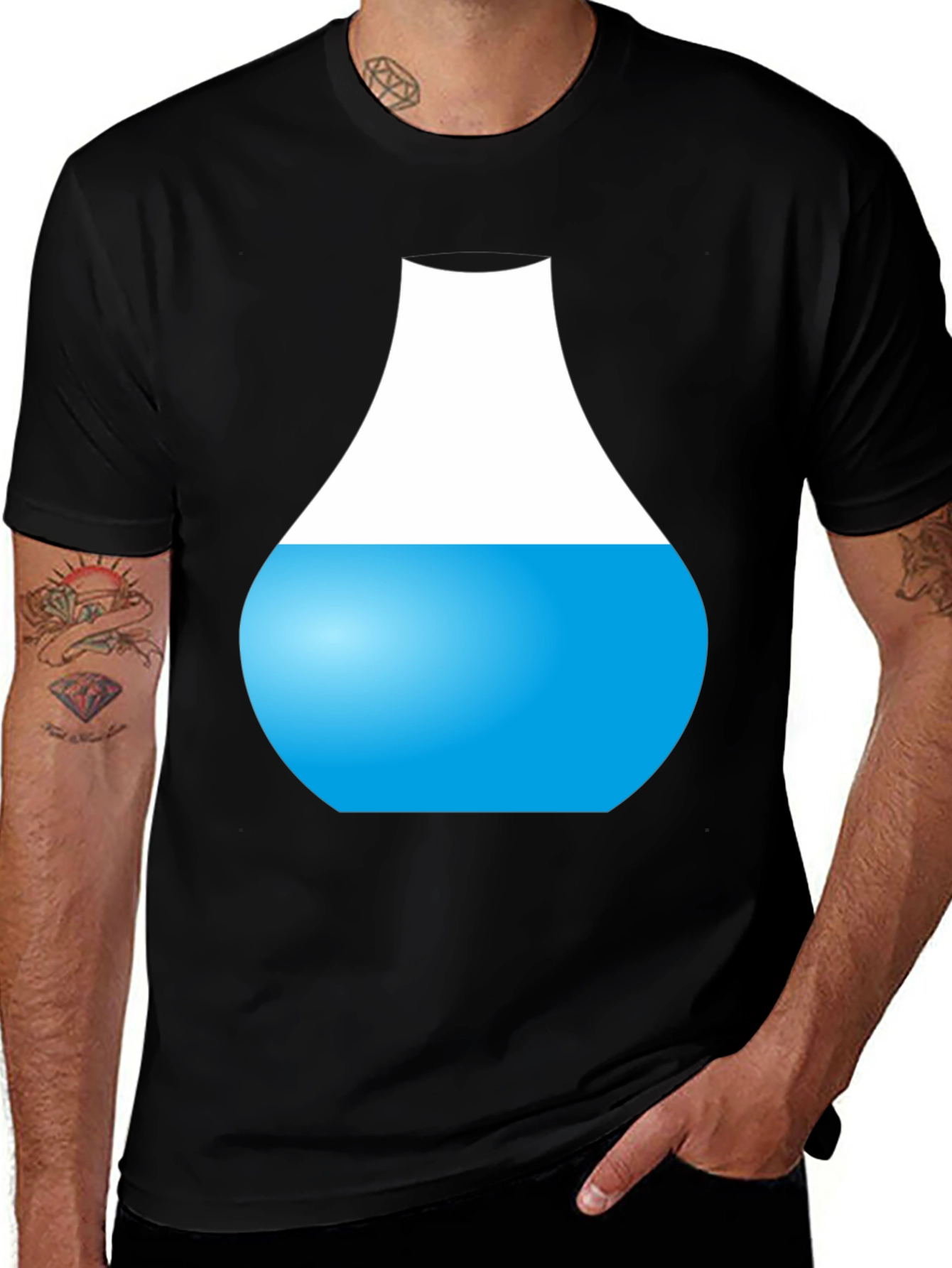 Abstract Water Vessel Graphic Tee