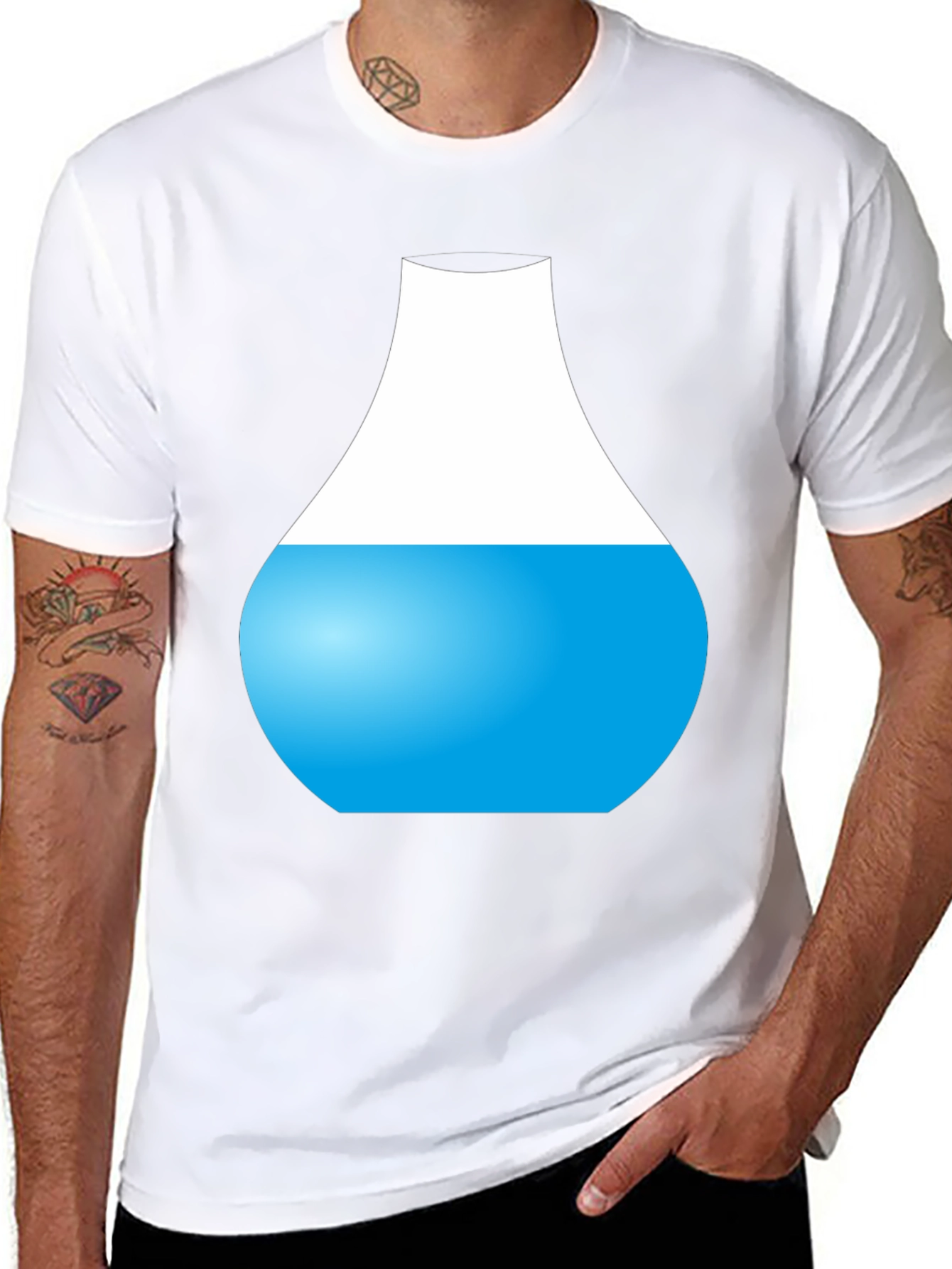 Abstract Water Vessel Graphic Tee