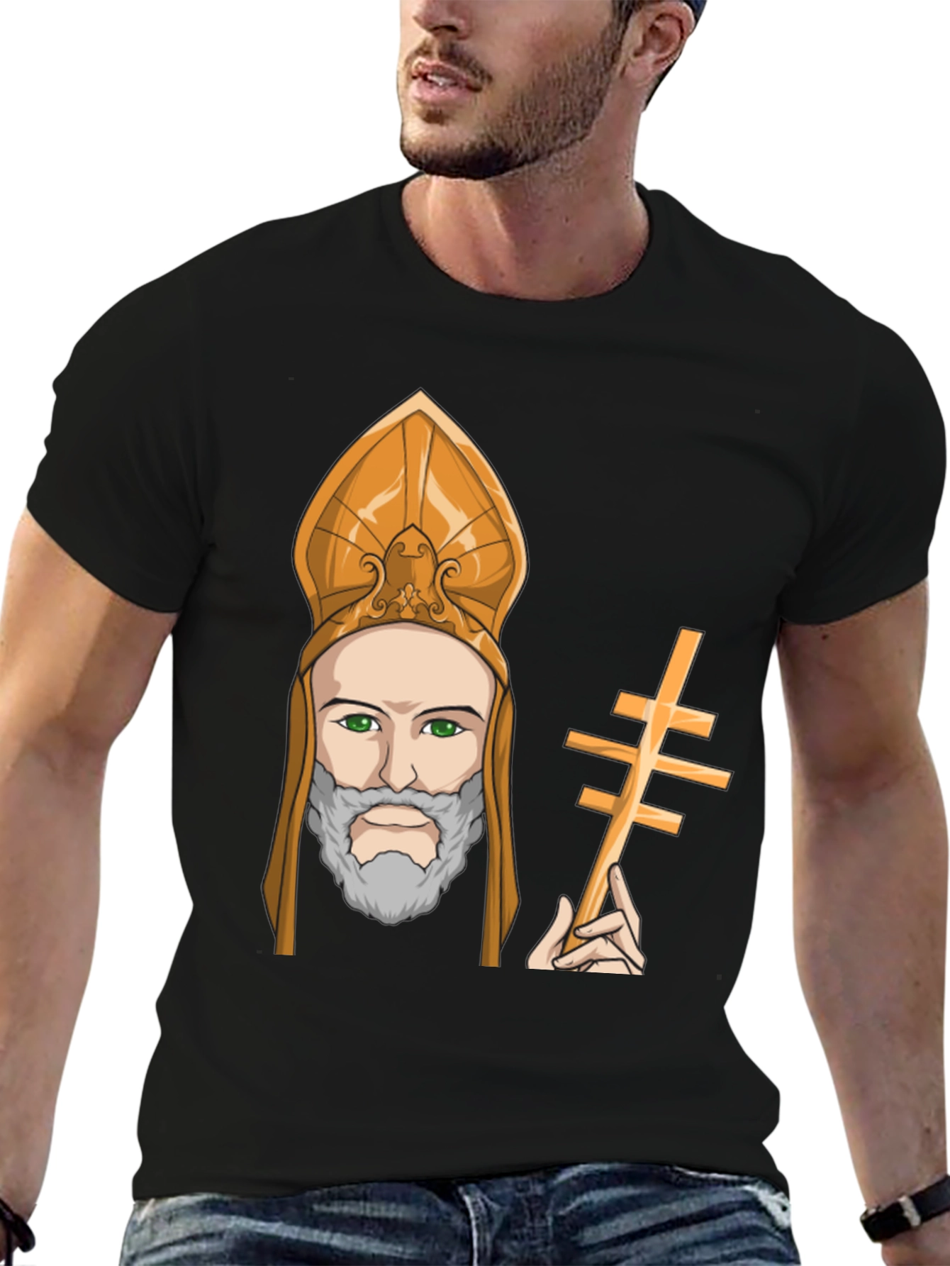 Bishop Graphic T-Shirt - Mens Black Tee