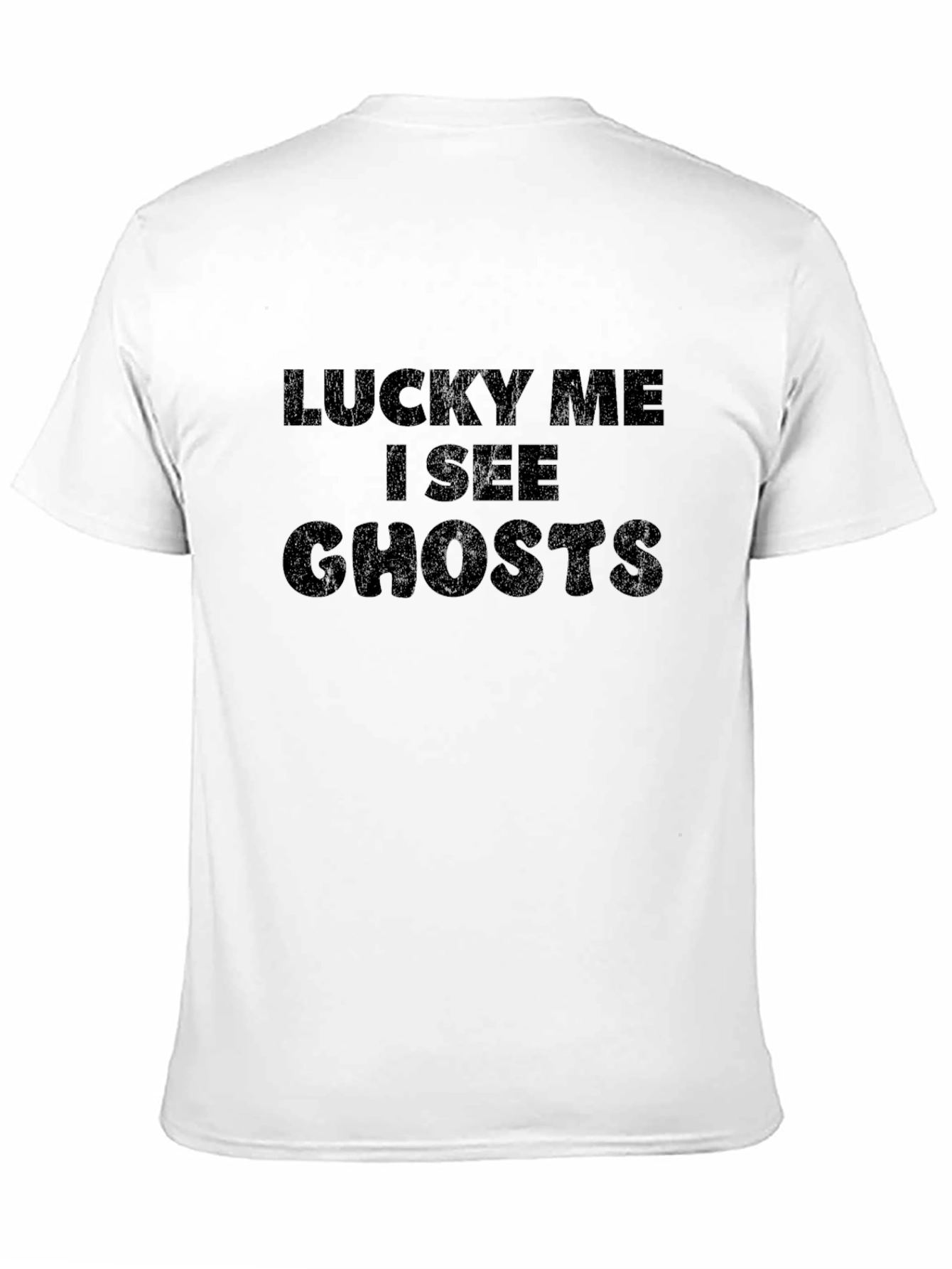 Lucky Me I See Ghosts Black T-Shirt