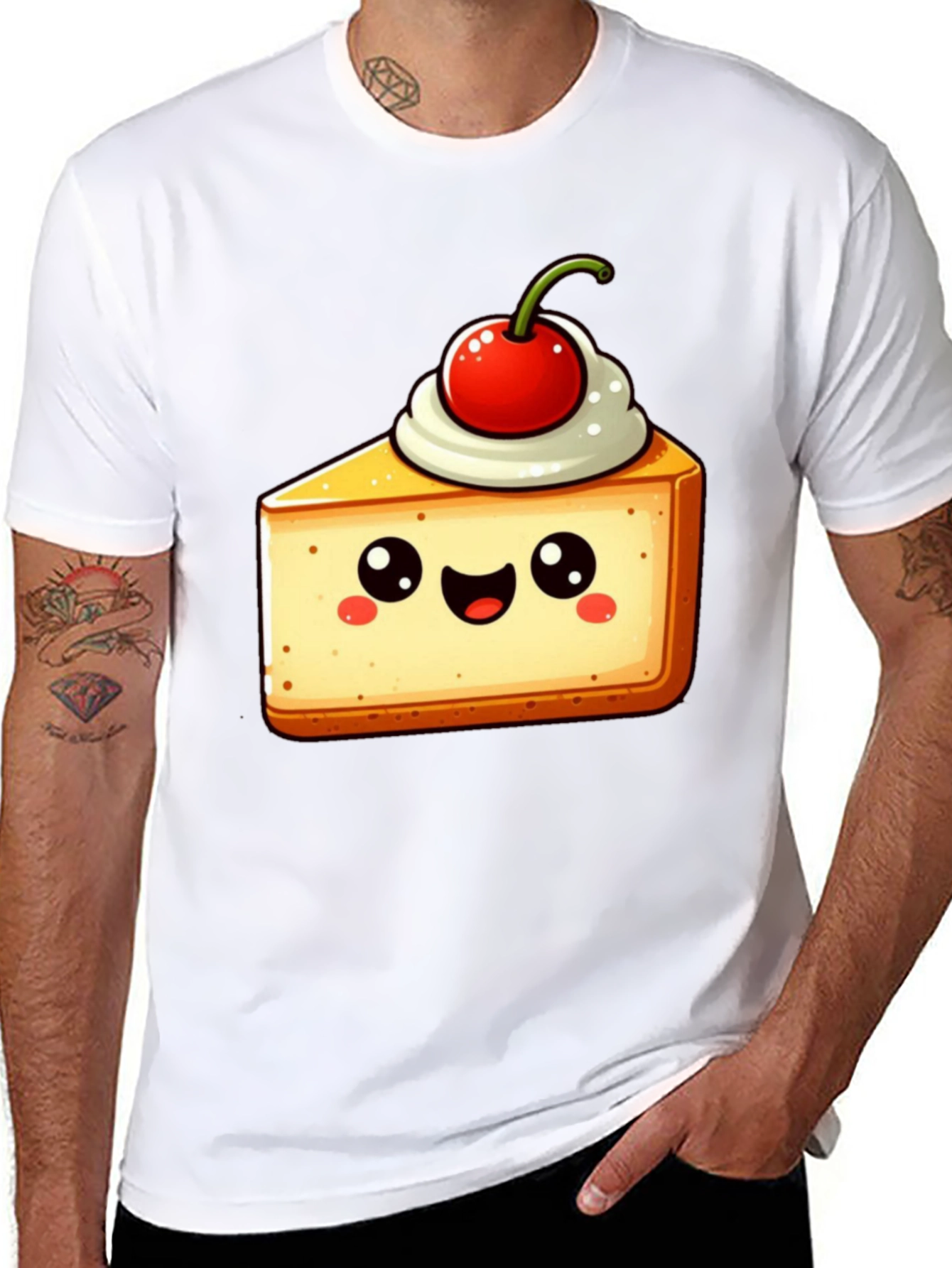Cute Cartoon Dessert T-Shirt