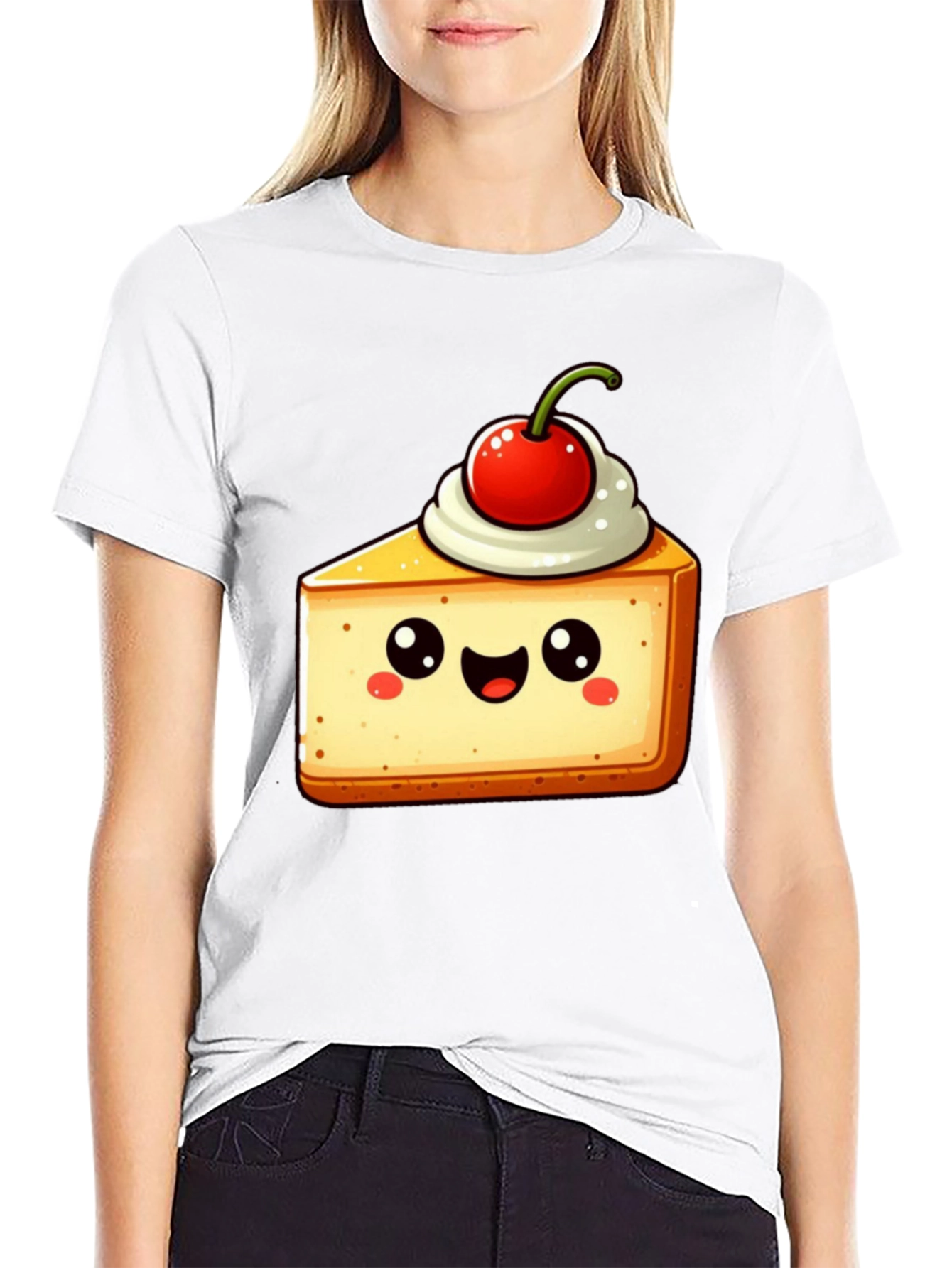 Cute Cartoon Dessert T-Shirt
