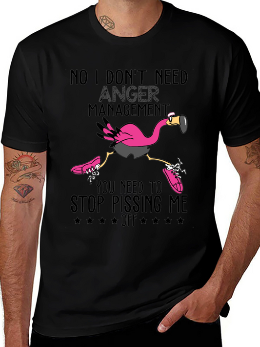 Anger Management Flamingo Graphic Tee