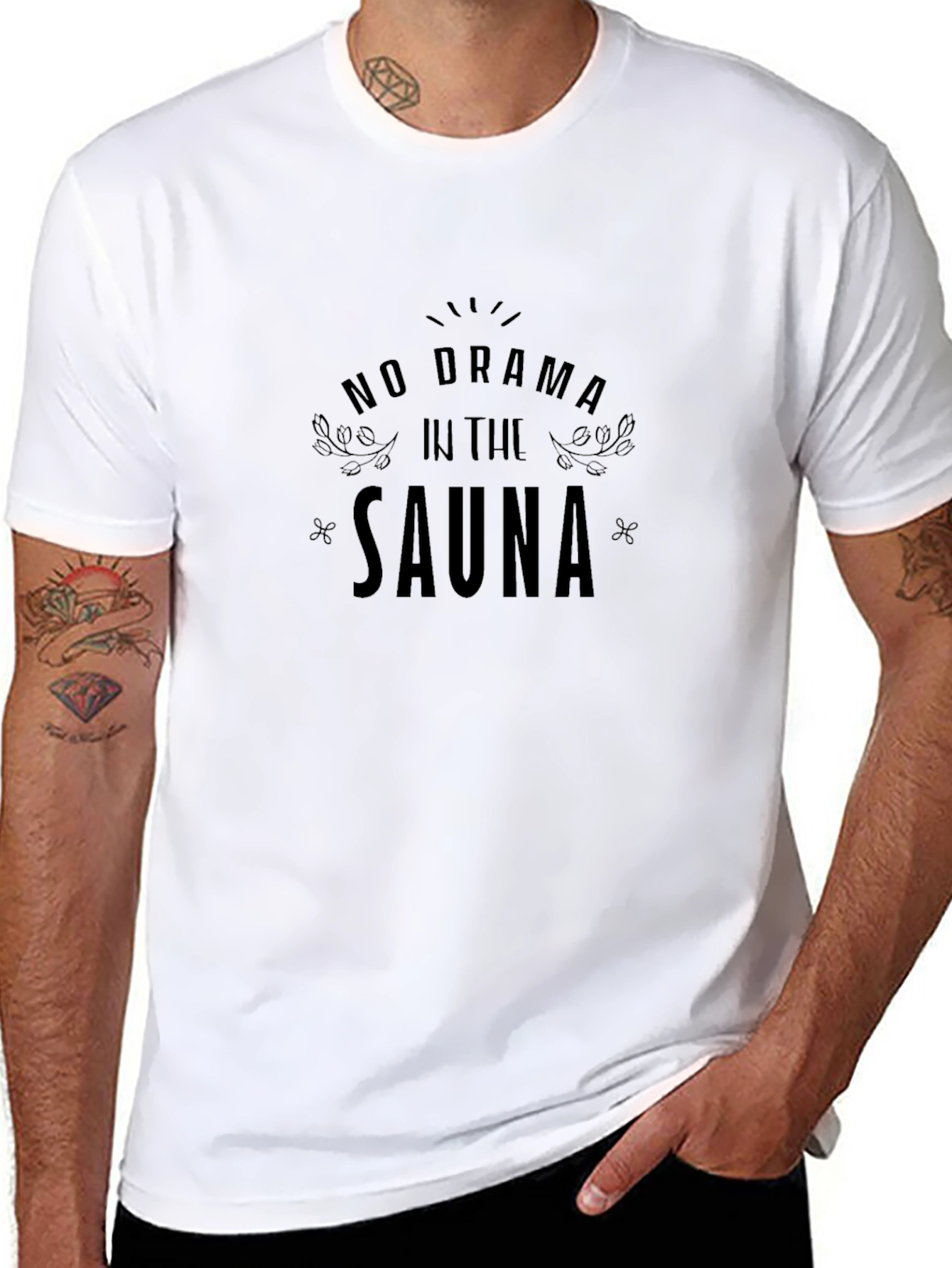 No Drama In The Sauna Graphic T-Shirt