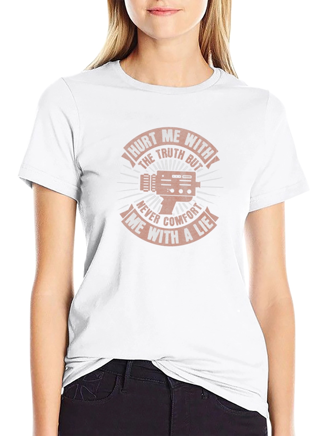 Hurt Me With the Truth Mens Graphic T-Shirt