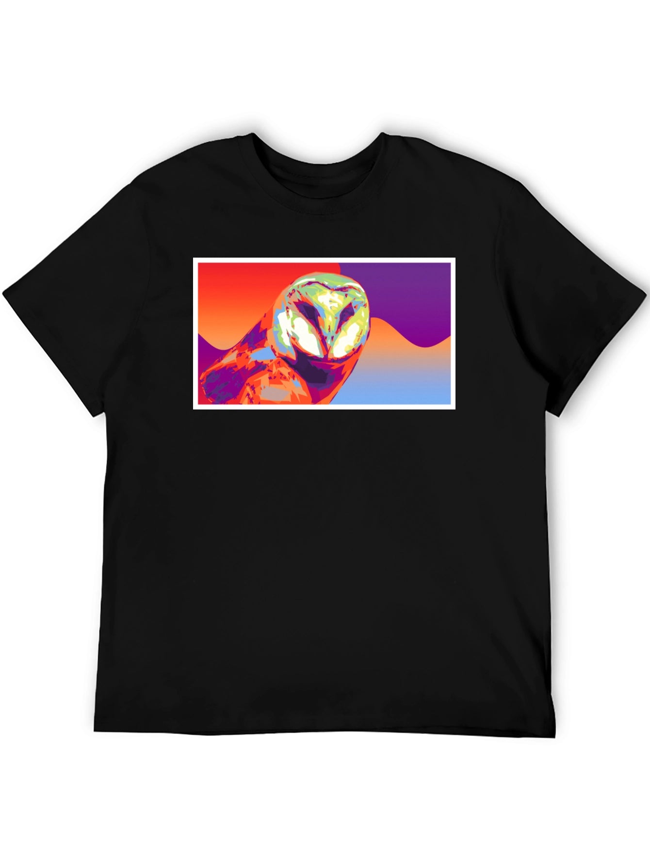 Pop Art Owl Graphic T-Shirt - Unisex