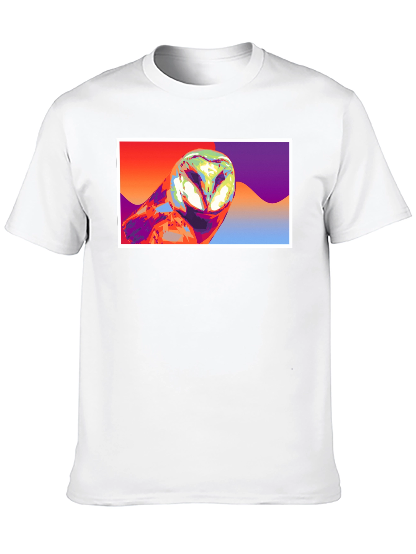 Pop Art Owl Graphic T-Shirt - Unisex