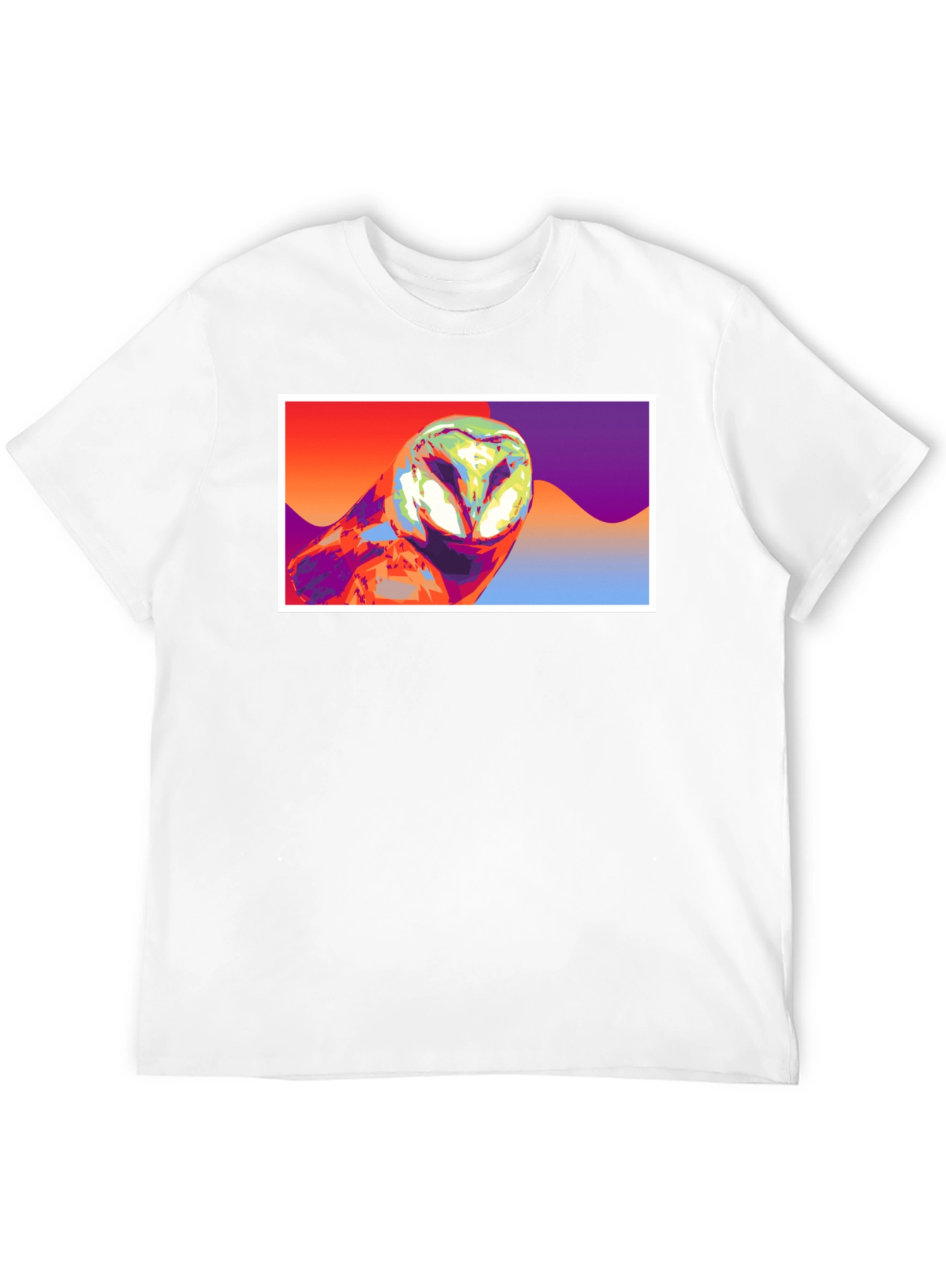 Pop Art Owl Graphic T-Shirt - Unisex