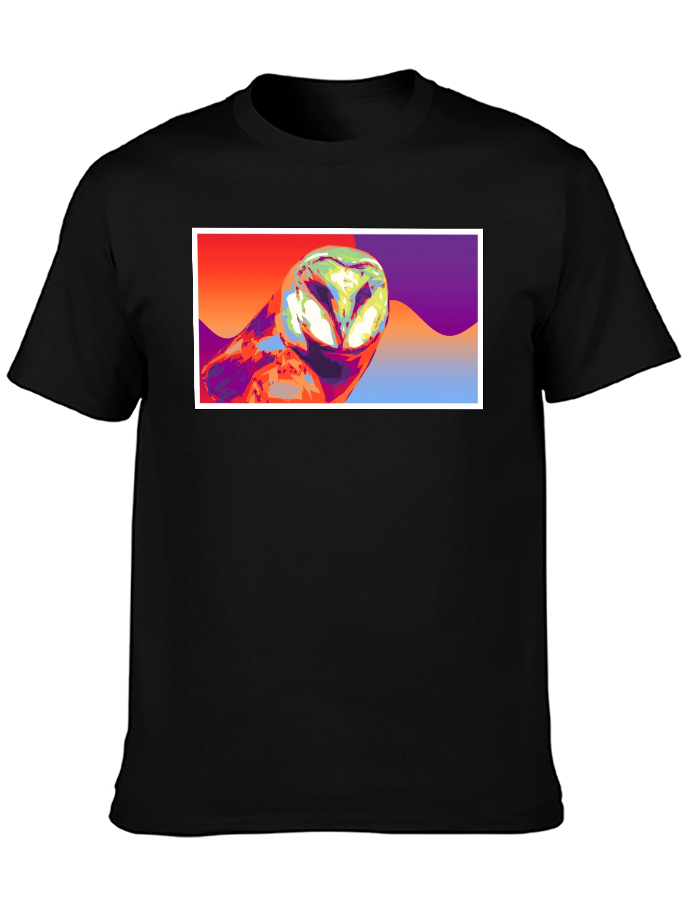 Pop Art Owl Graphic T-Shirt - Unisex