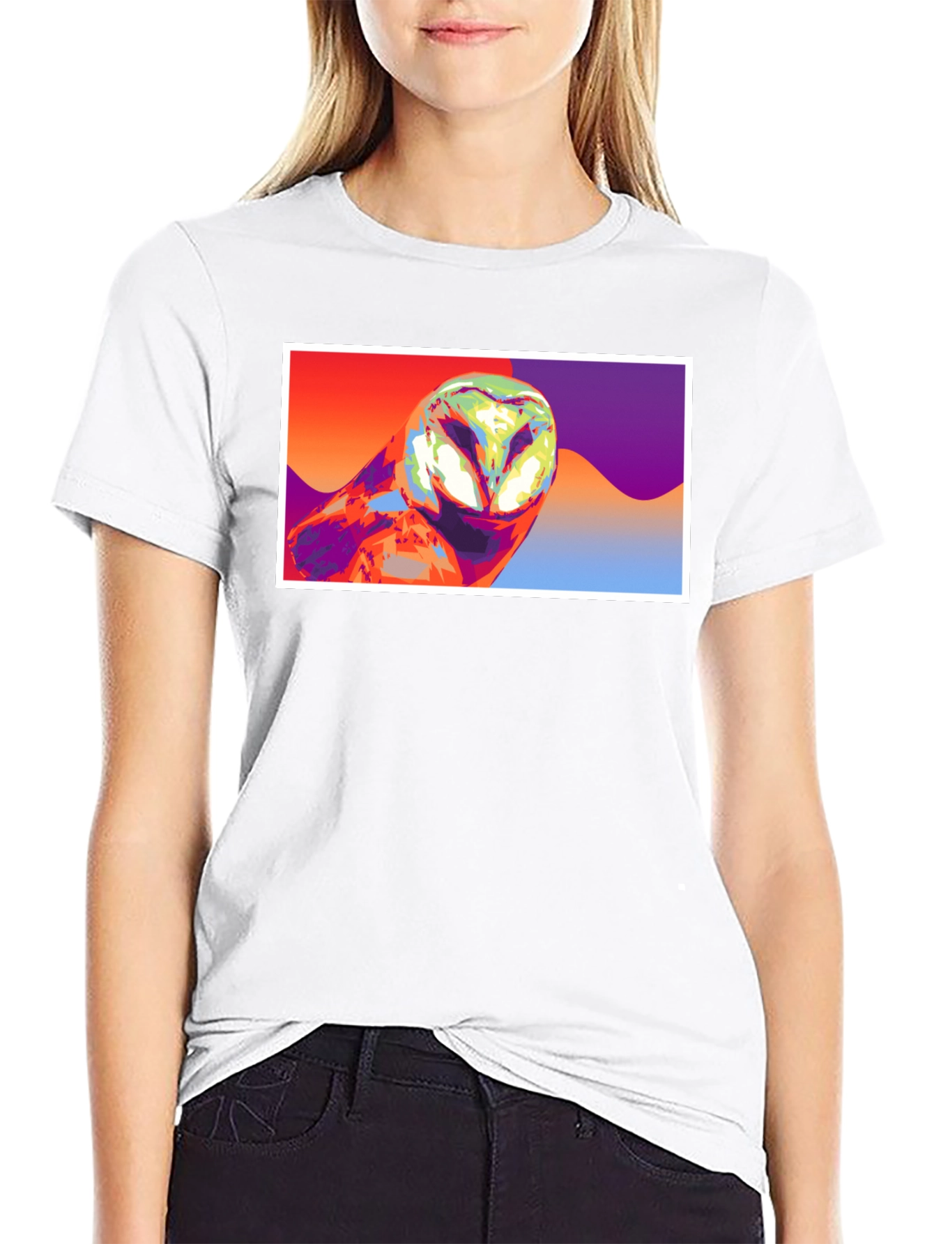 Pop Art Owl Graphic T-Shirt - Unisex