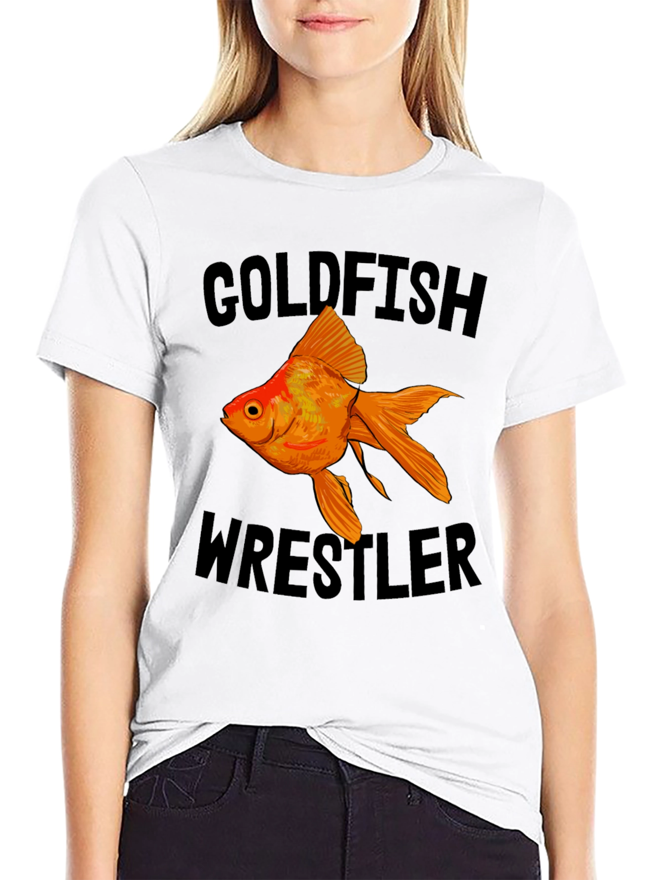 Goldfish Wrestler Graphic Tee