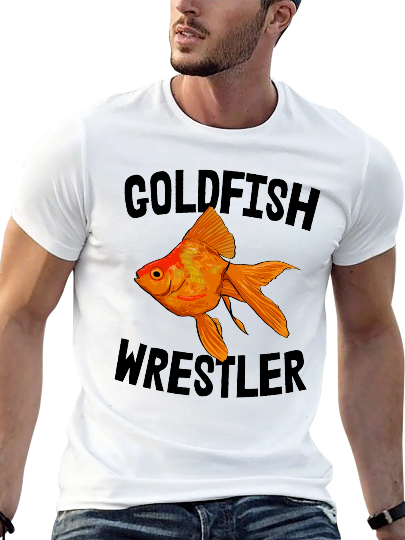 Goldfish Wrestler Graphic Tee