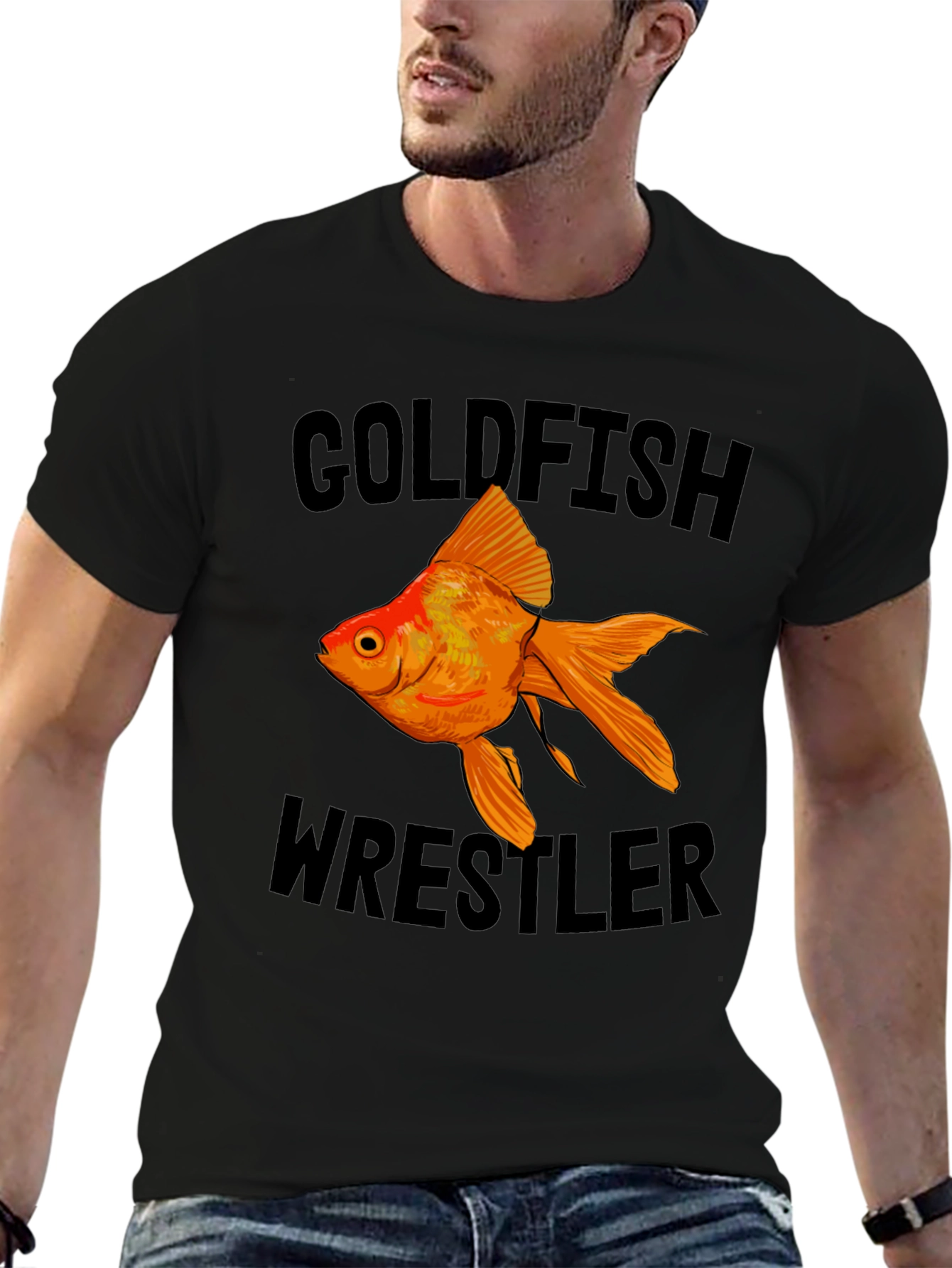 Goldfish Wrestler Graphic Tee