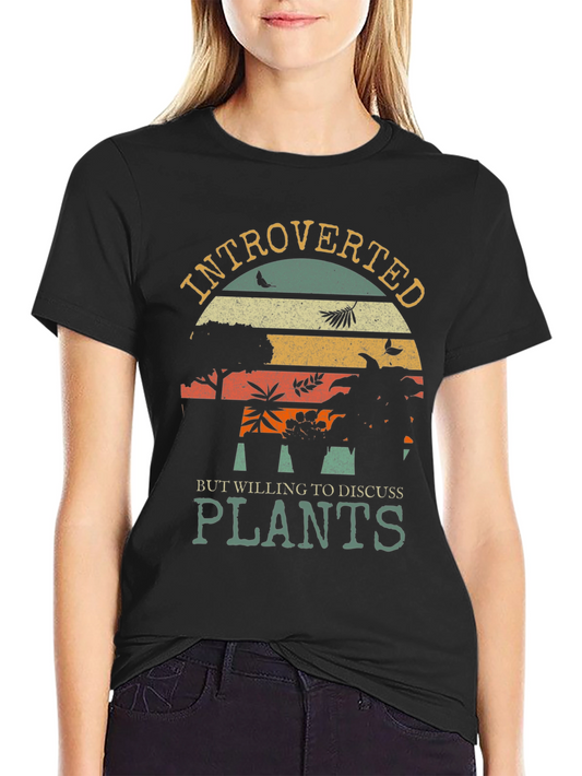 Introverted Plants Graphic Tee