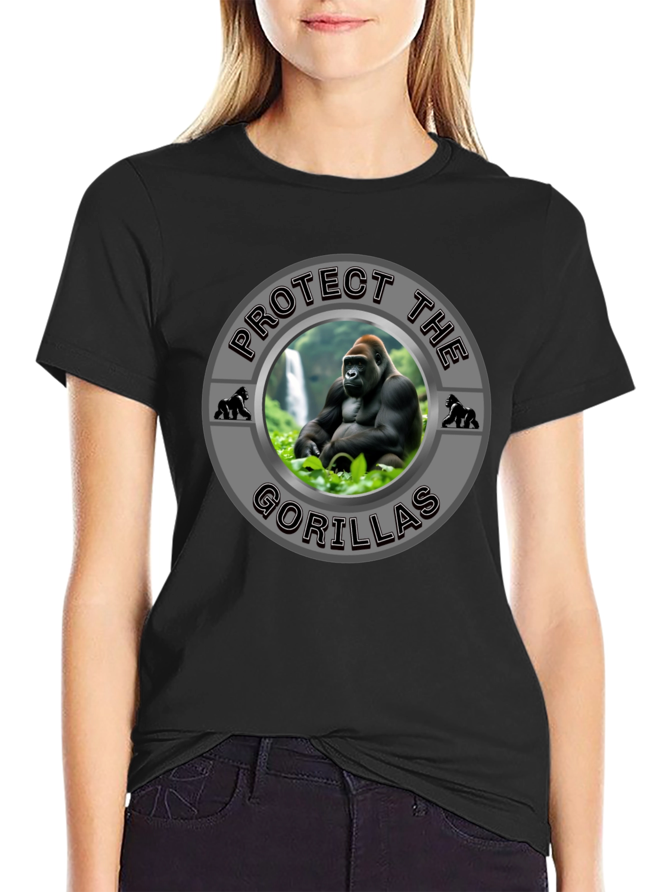 Protect The Gorillas Graphic T-Shirt