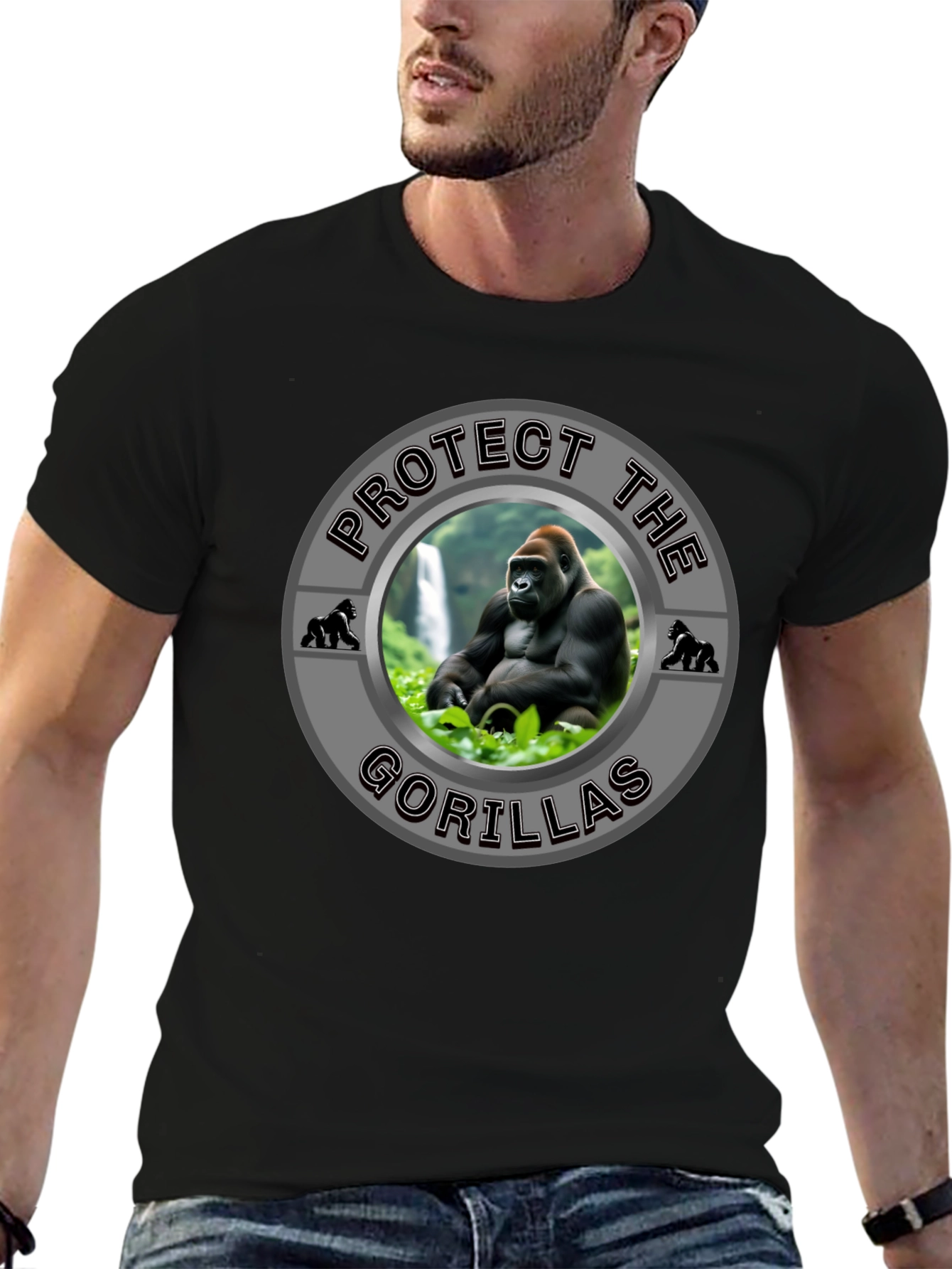 Protect The Gorillas Graphic T-Shirt