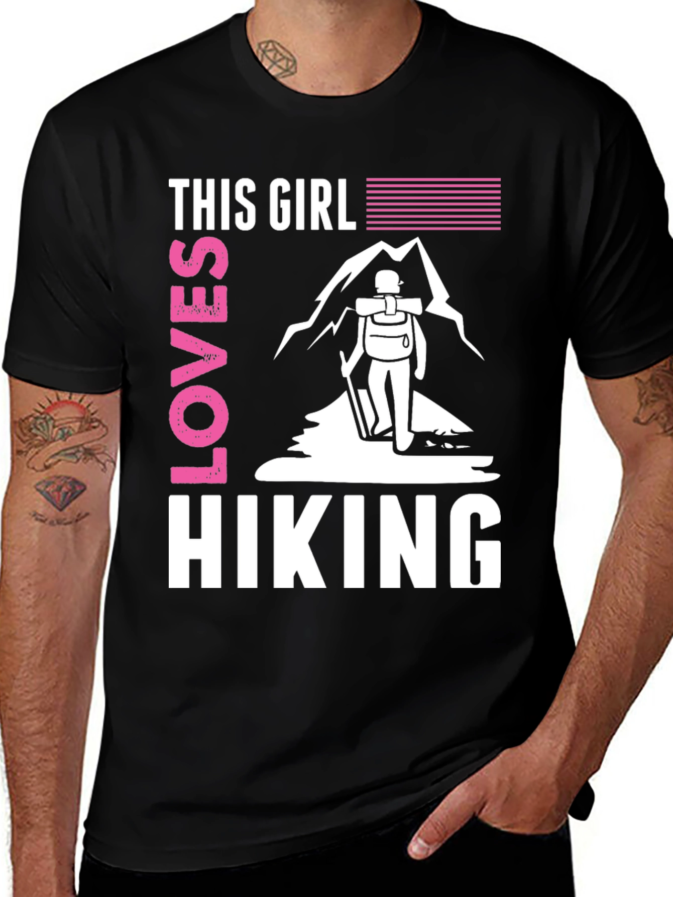 This Girl Loves Hiking T-Shirt