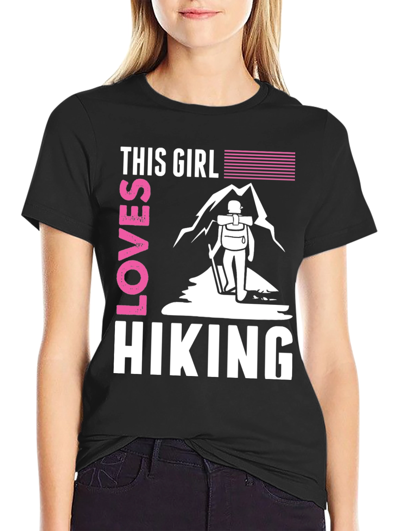 This Girl Loves Hiking T-Shirt