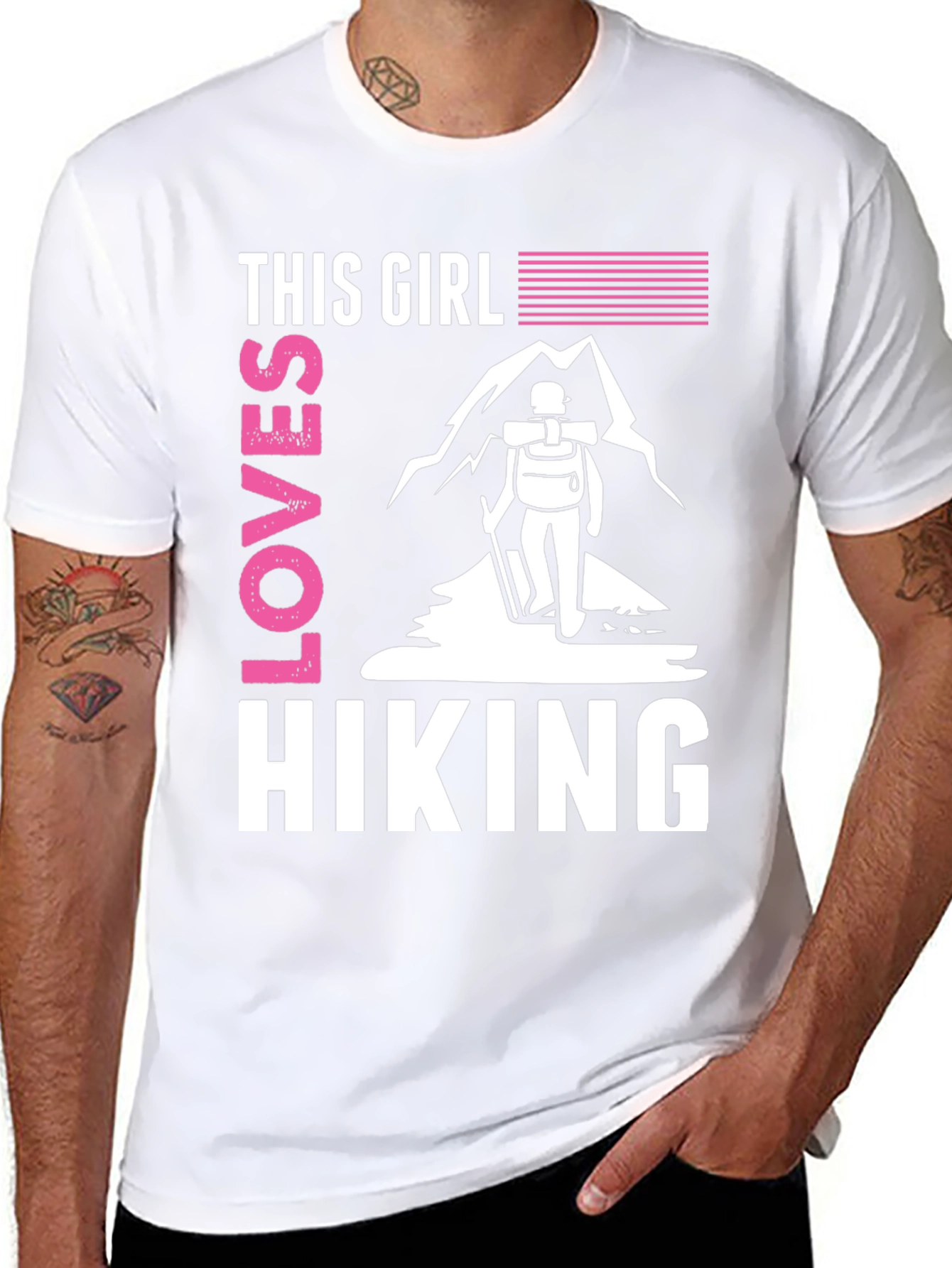 This Girl Loves Hiking T-Shirt